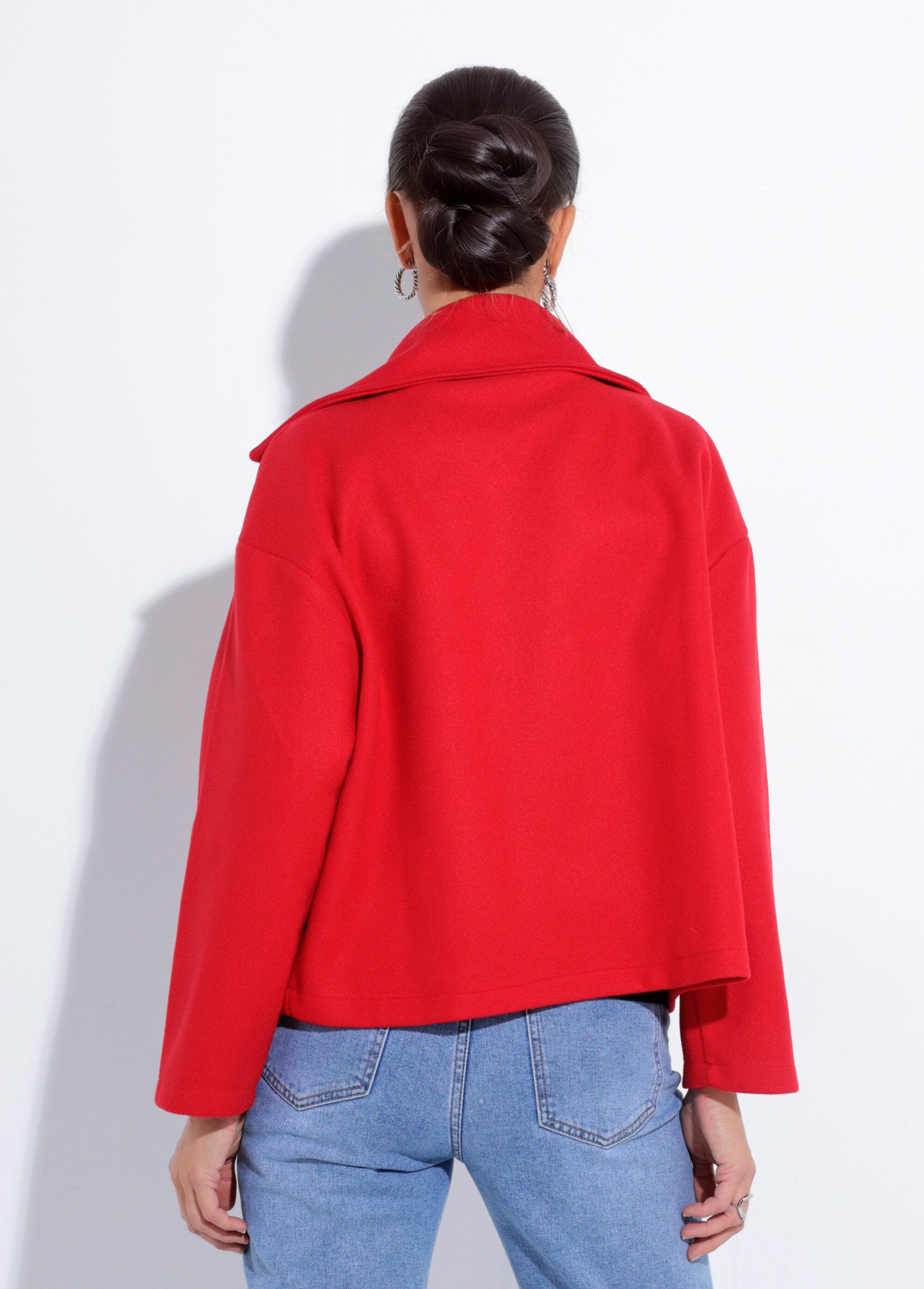Abrigo_corto_de_lana_lisa_estilo_paño_Rojo_DO1_slim