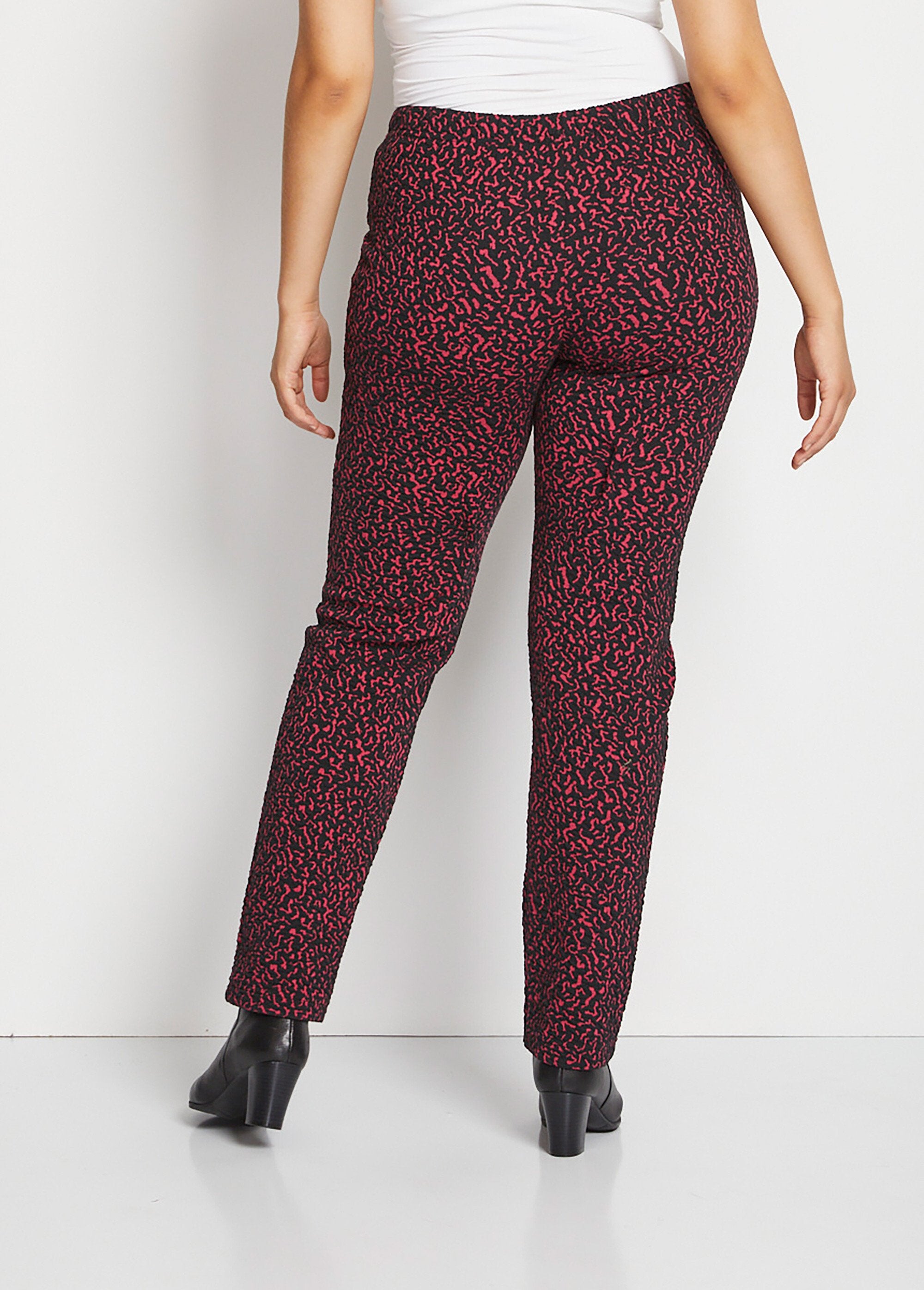 Leggings_elásticos_lisos_o_bicolores_con_cintura_elástica_frambuesa_y_negro_DO1_curvy