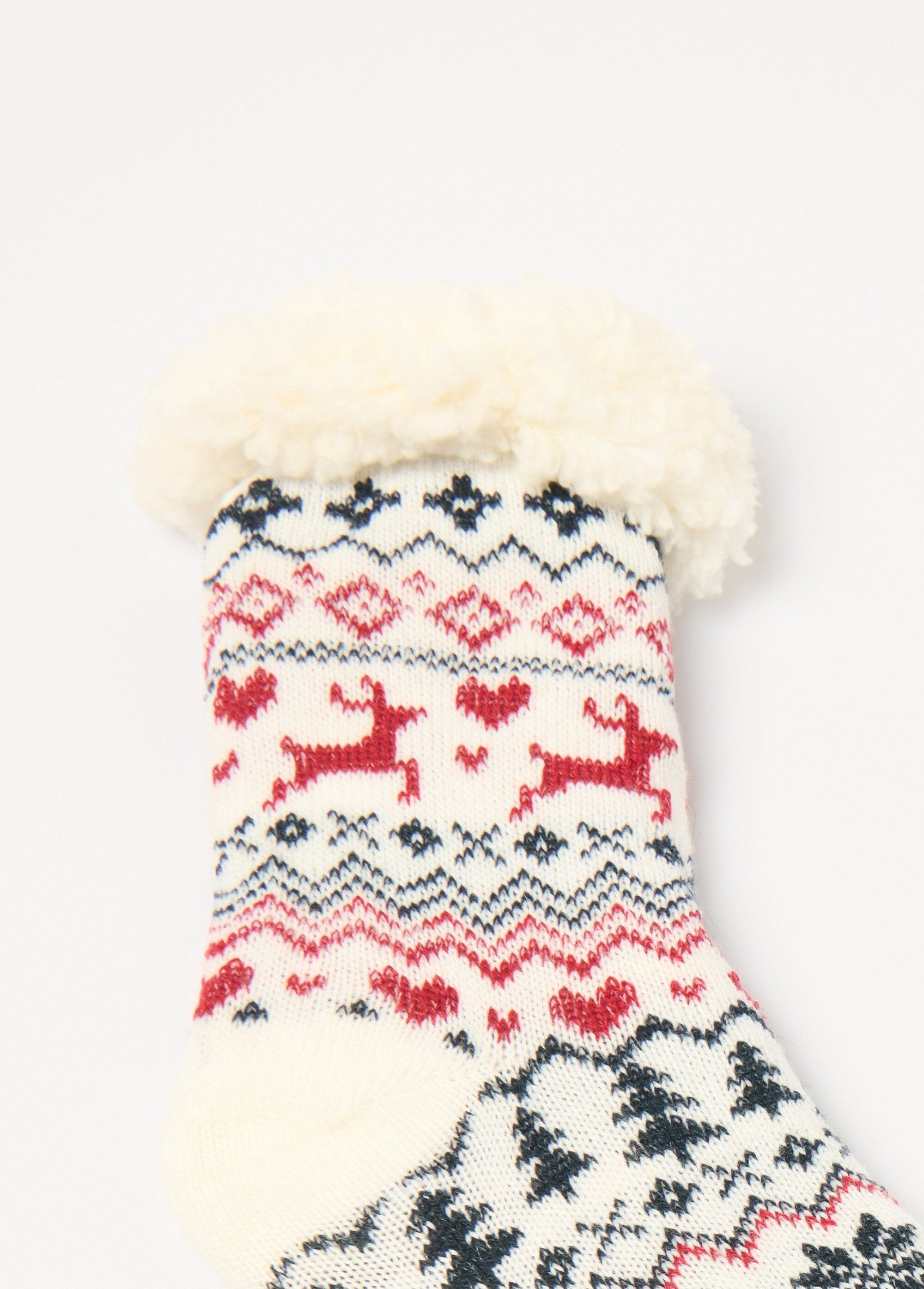 Calcetines_cálidos_con_interior_de_forro_polar_Burdeos_DE3_slim