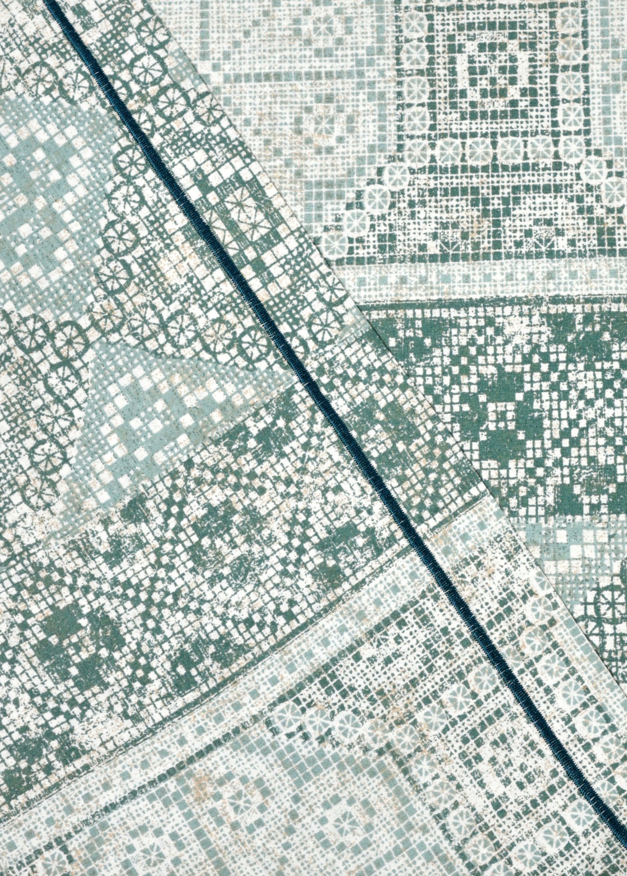 Juego_de_cama_de_4_piezas_con_sábana_encimera,_estilo_escandinavo_Verde_DO1_slim