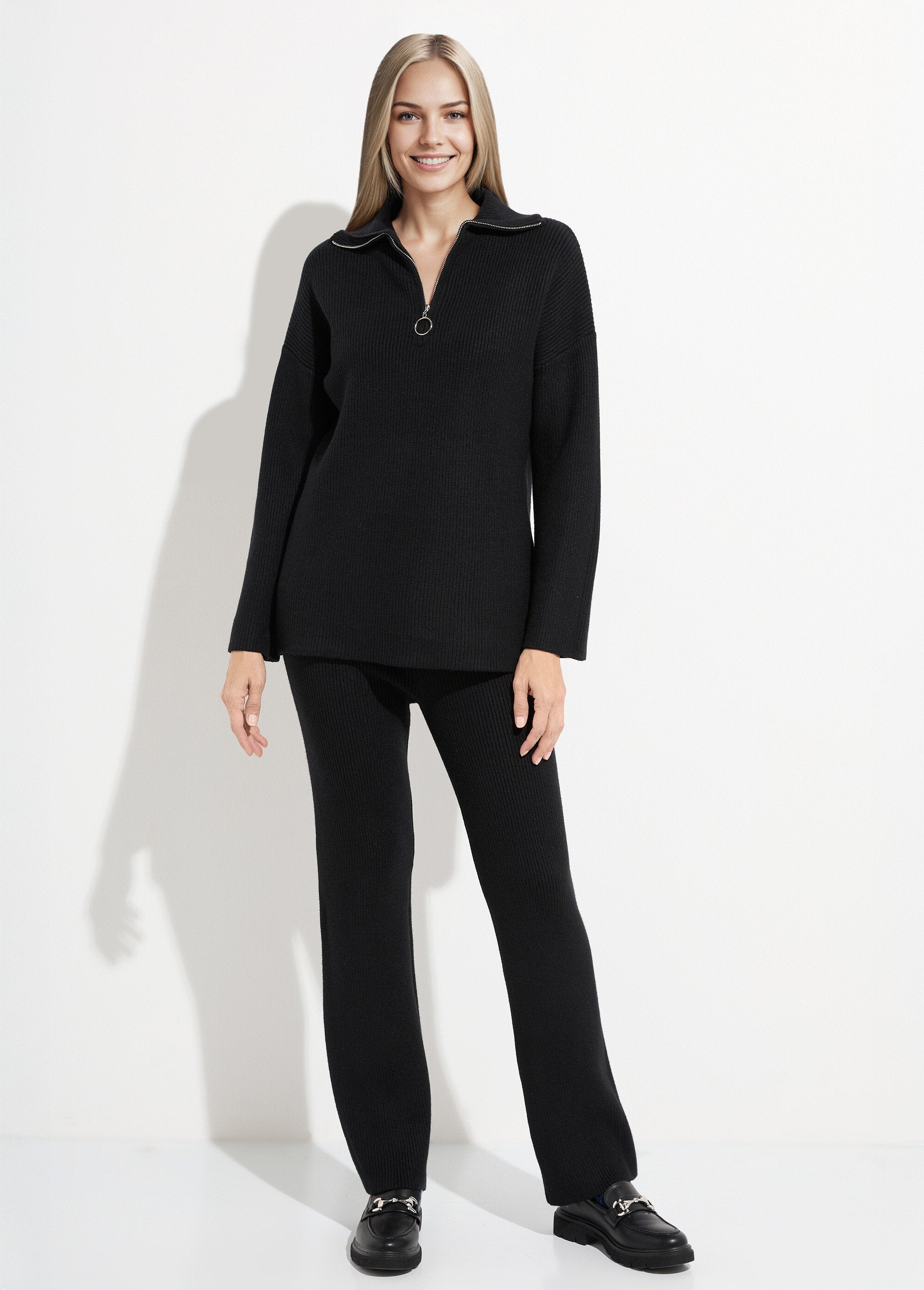 Suéter_camionero_cómodo_de_punto_acanalado_Negro_SF1_slim