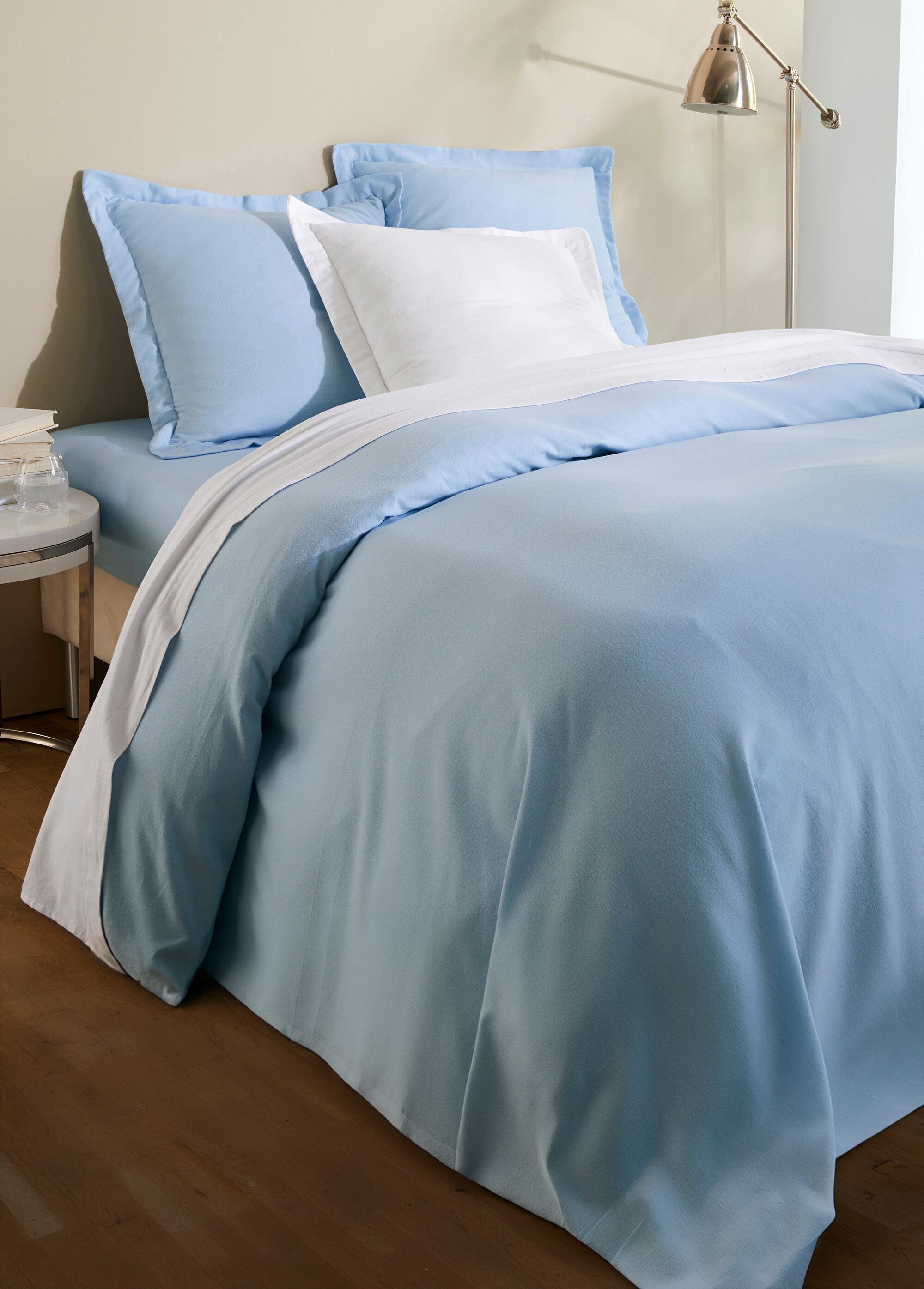 Funda_de_almohada_de_franela_lisa_de_algodón_165_g_Blanco,_Blanca_DE1_slim