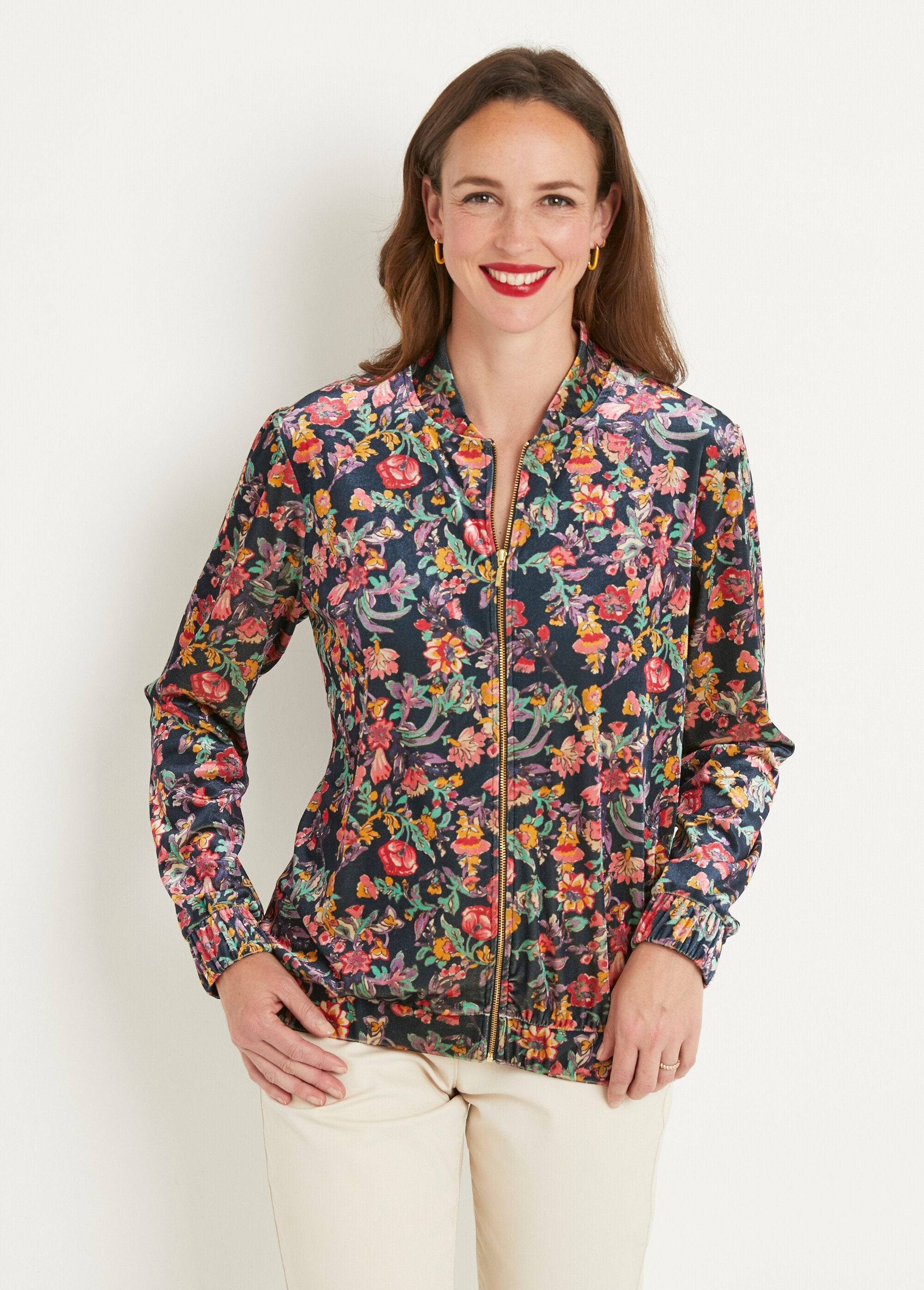 Cazadora_bomber_floral_de_terciopelo_con_cremallera_Marine_et_rose_FA1_slim