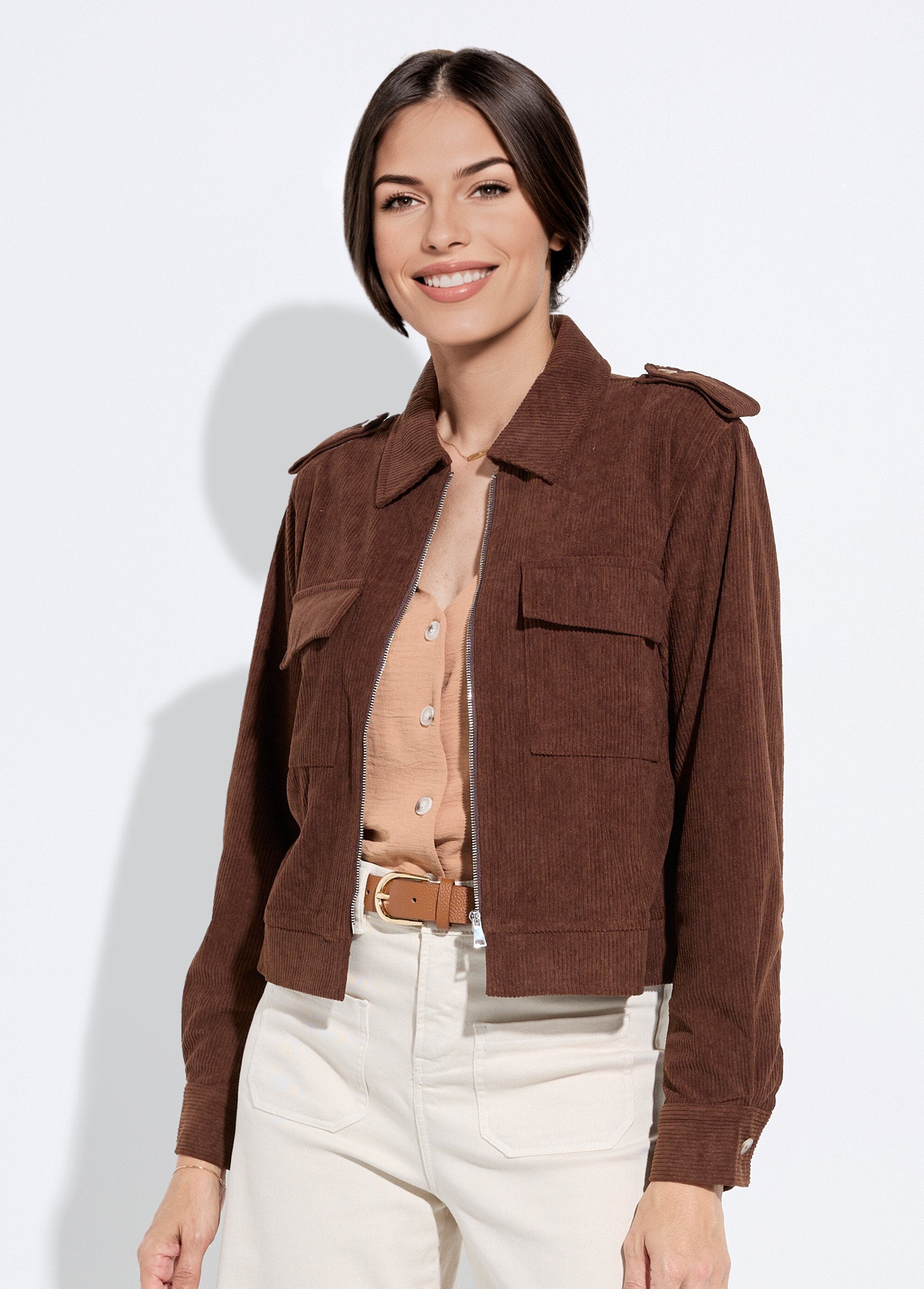 Chaqueta_corta_con_cremallera_en_terciopelo_acanalado_grueso_Castaño_FA1_slim