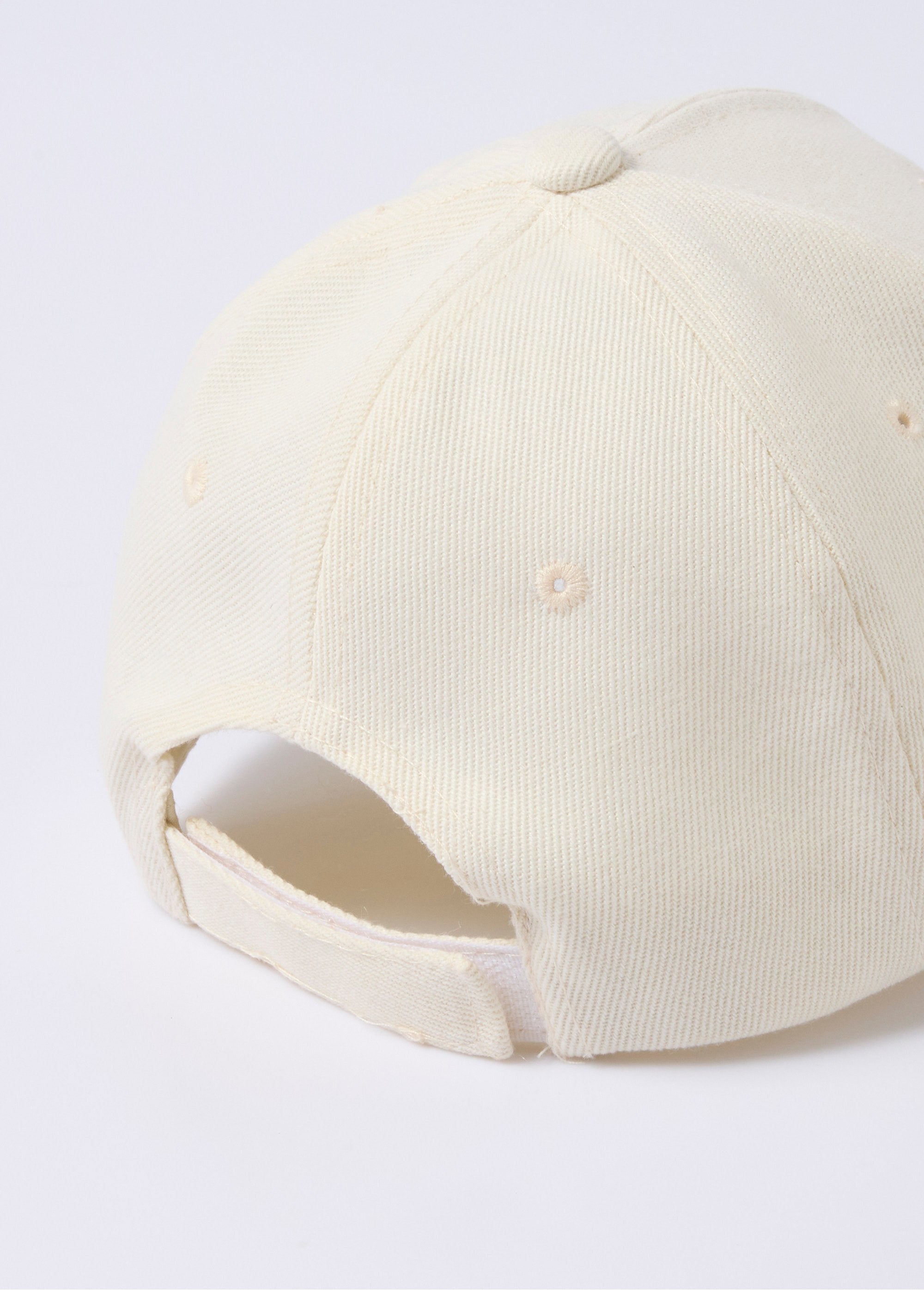 Casquette_réglable_réglable,_toile_denim_colorée_Ecru_DO1_slim