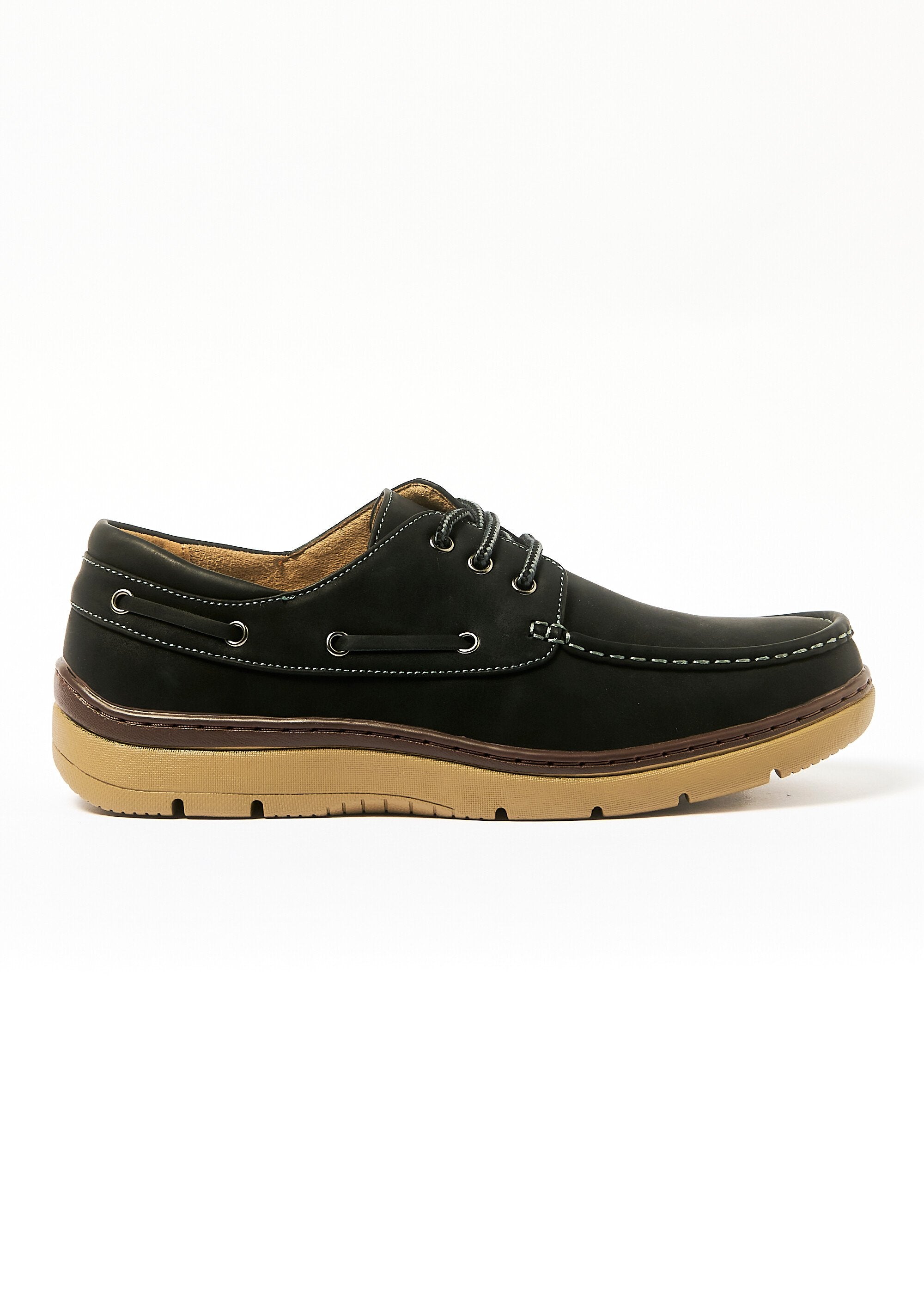 Zapatos_náuticos_con_cordones,_piel_sintética_Negro_DR1_slim