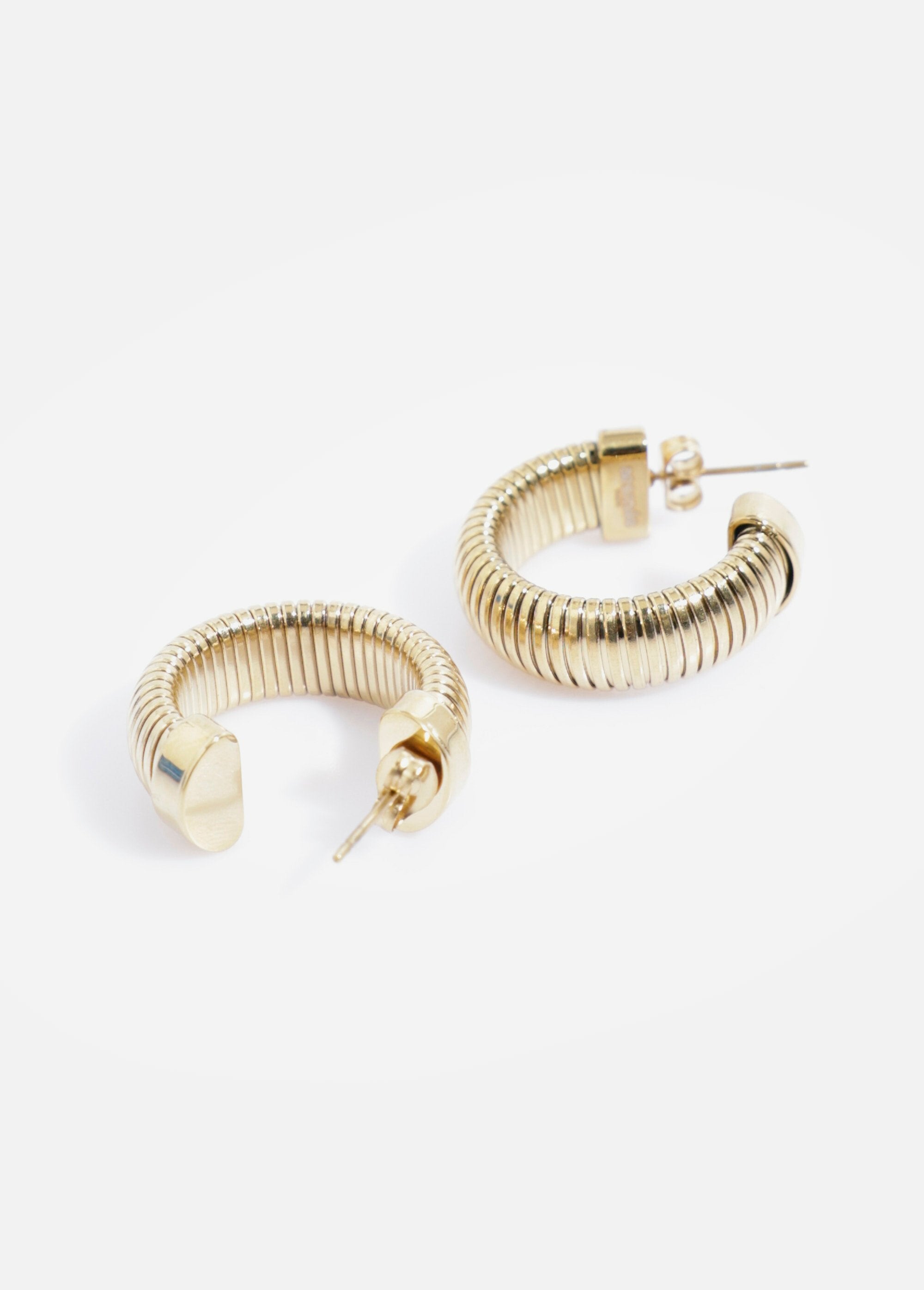 Pendientes_de_aro_de_malla_de_acero_inoxidable_Dorado_DE1_slim