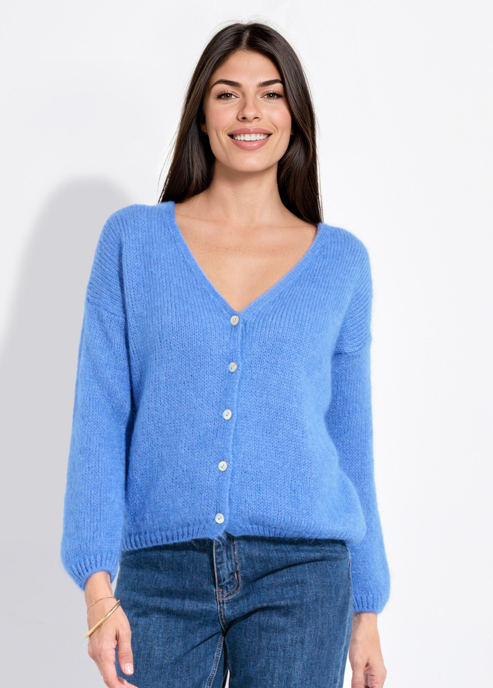 Cárdigan_de_punto_de_mohair_suave_y_cálido_con_cuello_en_V_Azul_hielo_FA1_slim