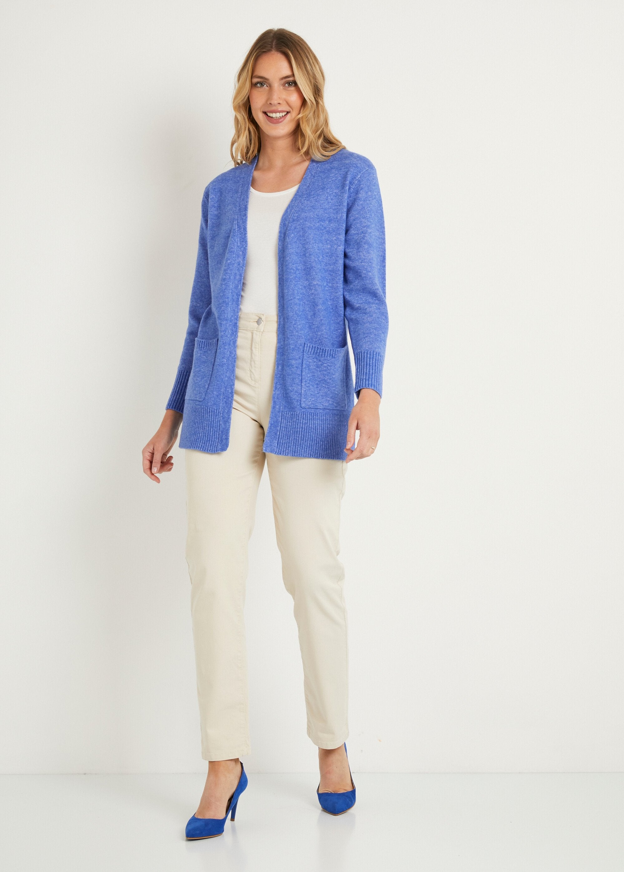 Chaqueta_larga_de_lana_jaspeada_de_borde_a_borde_Bleu_SF1_slim