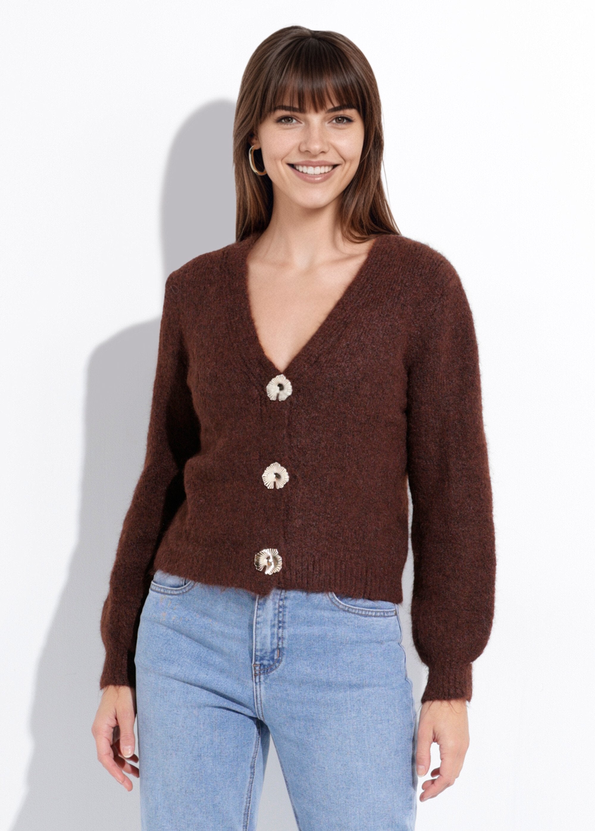 Chaleco_de_punto_suave_con_botones_enjoyados_Marrón__FA1_slim