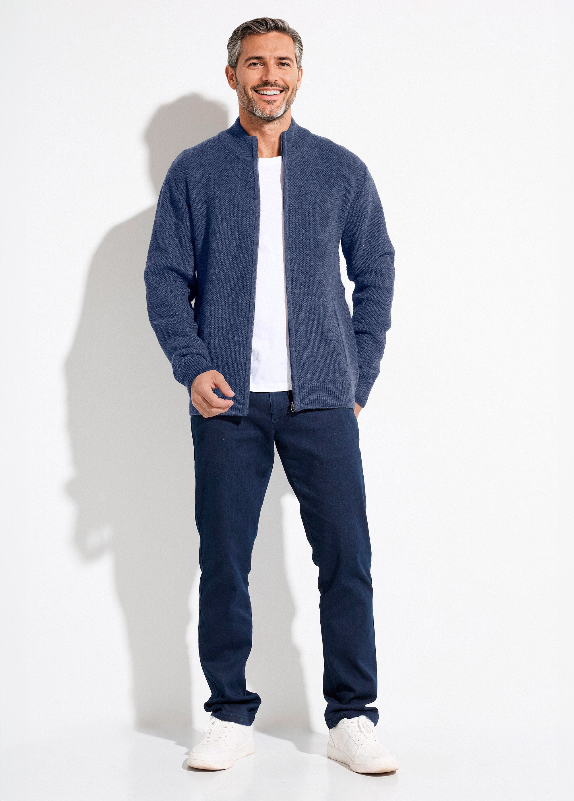 Cárdigan_con_cremallera_y_cuello_alto_en_punto_de_lana_jaspeada_Azul_SF1_slim