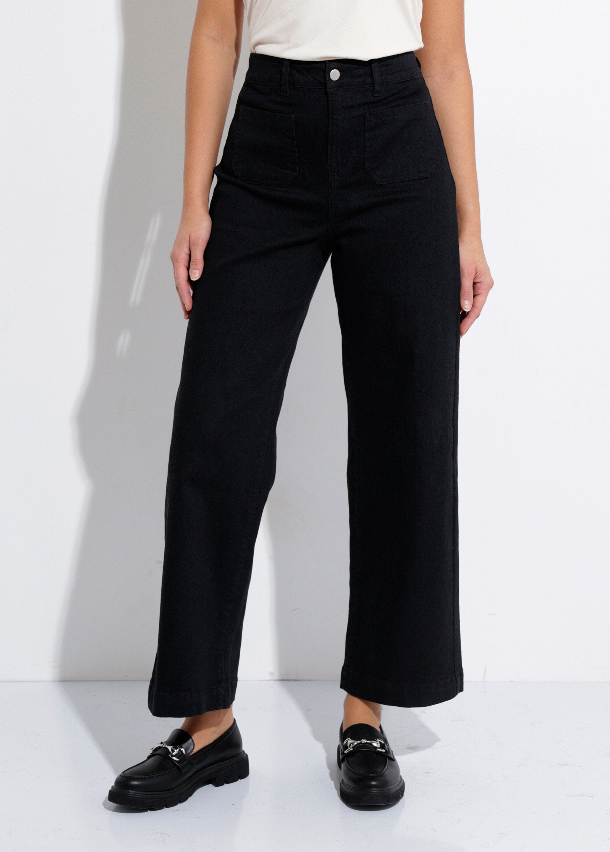 Jean_7/8ème_large_denim_extensible_4_poches_Noir_FA1_slim