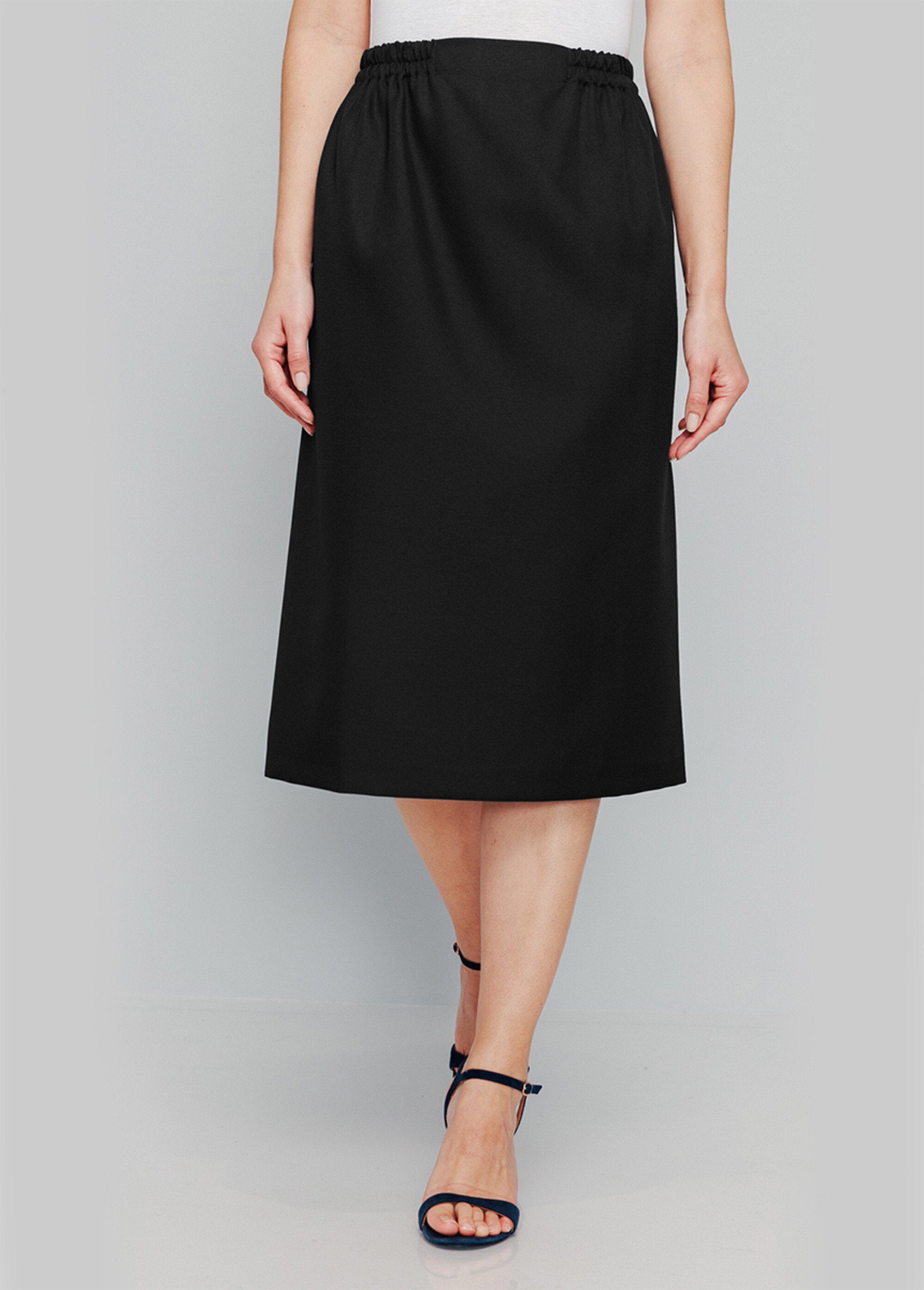 Falda_larga_recta_de_gabardina_Negro_FA1_slim