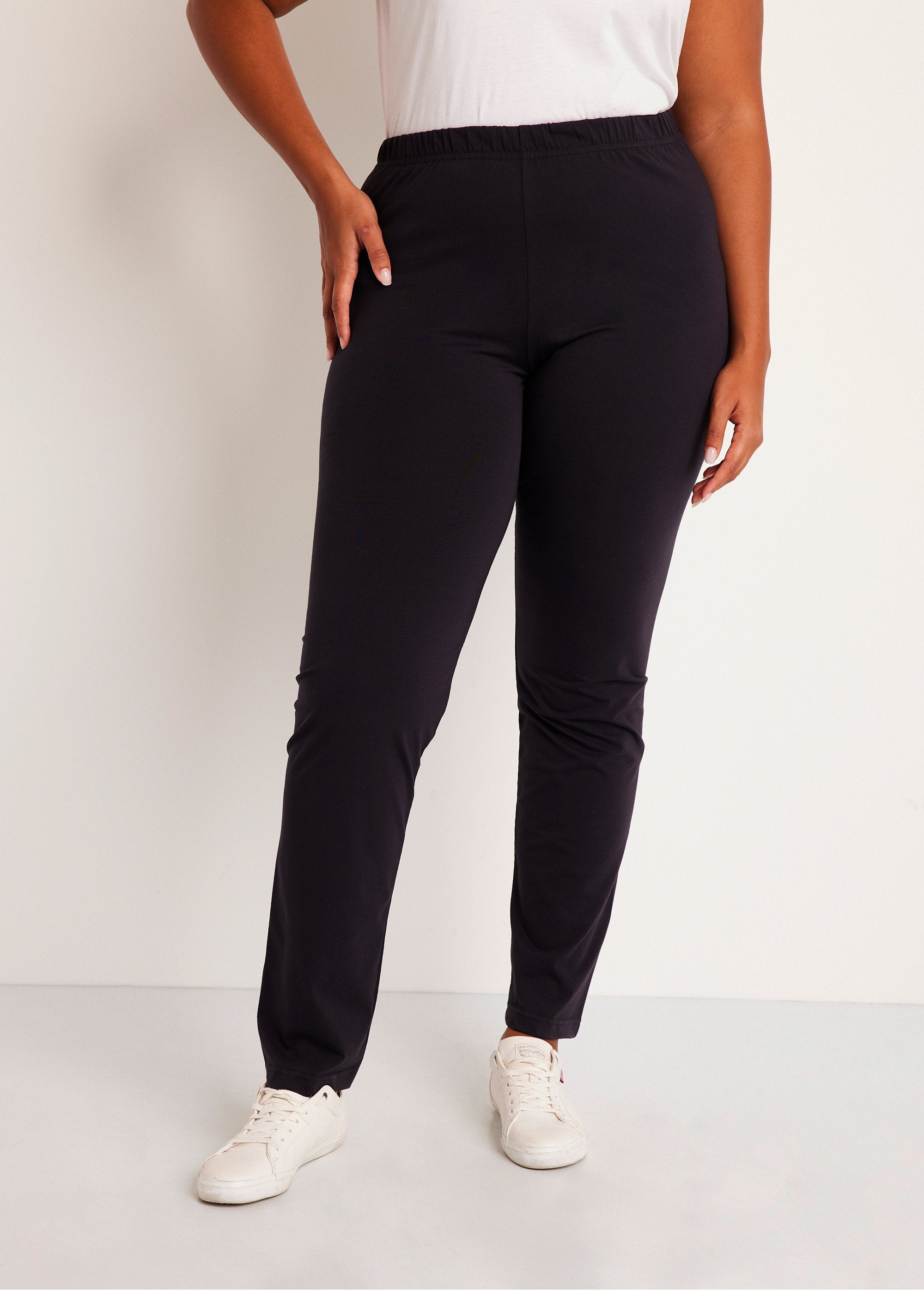 Leggings_de_punto_de_algodón_con_cintura_elástica_Negro_FA1_curvy