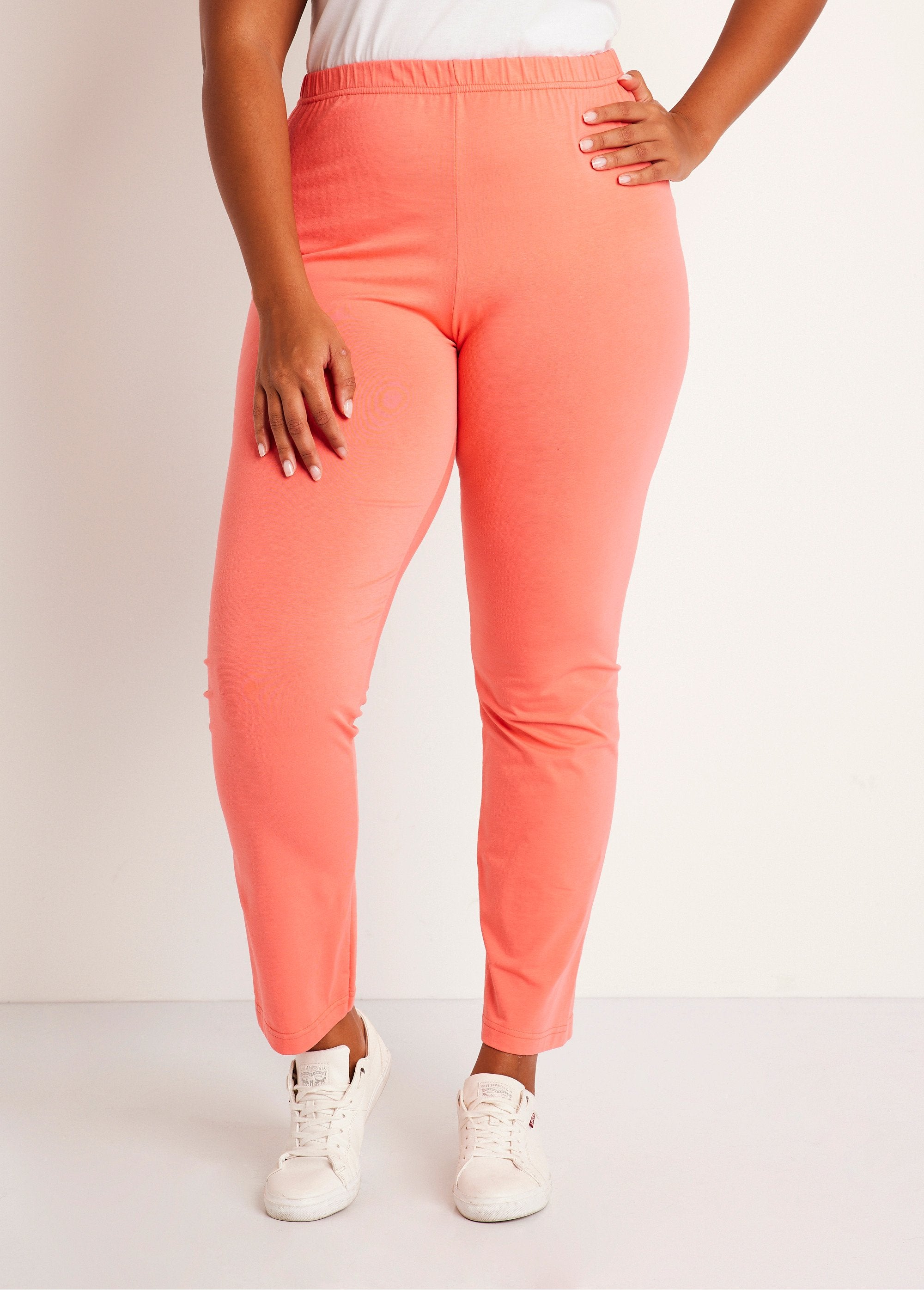 Leggings_de_punto_de_algodón_con_cintura_elástica_Coral_FA1_curvy