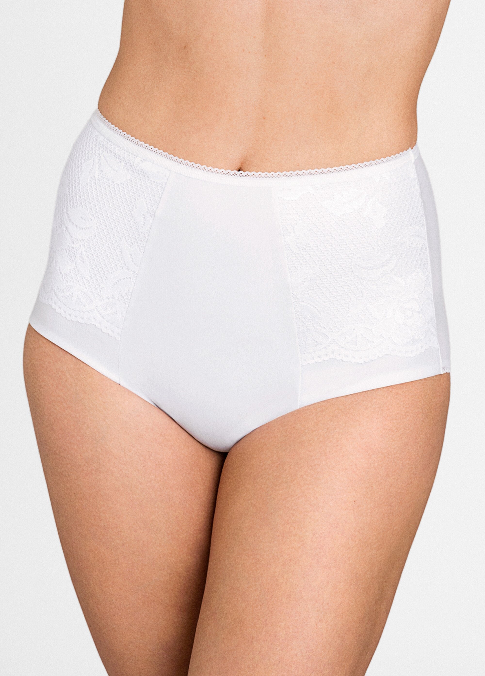 Miss_Mary®_-_Faja_panty_de_encaje_de_cintura_alta_Blanco,_Blanca_FA1_slim