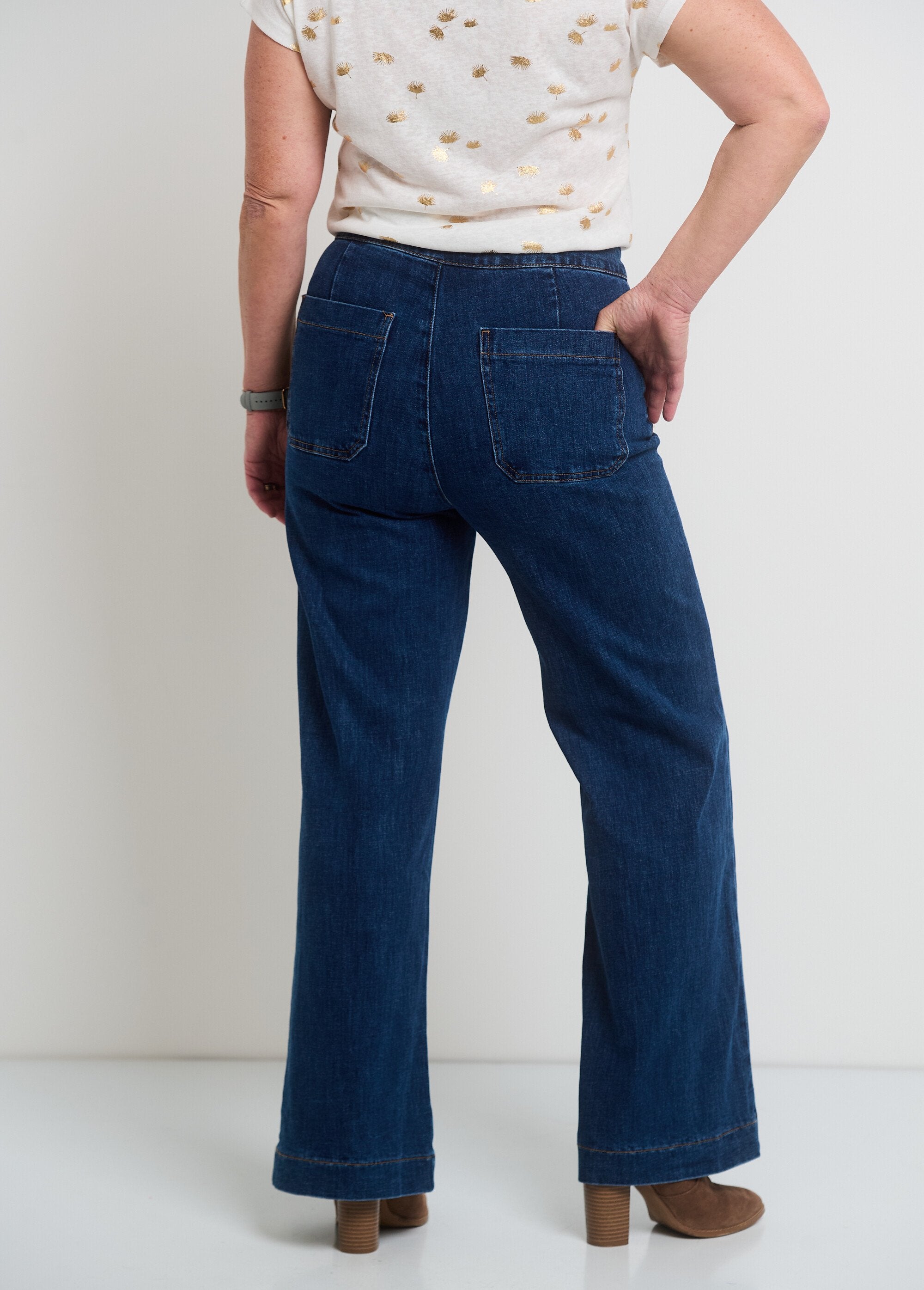 Pantalon_à_pont_en_jean_coupe_flare_Brut_DO1_slim