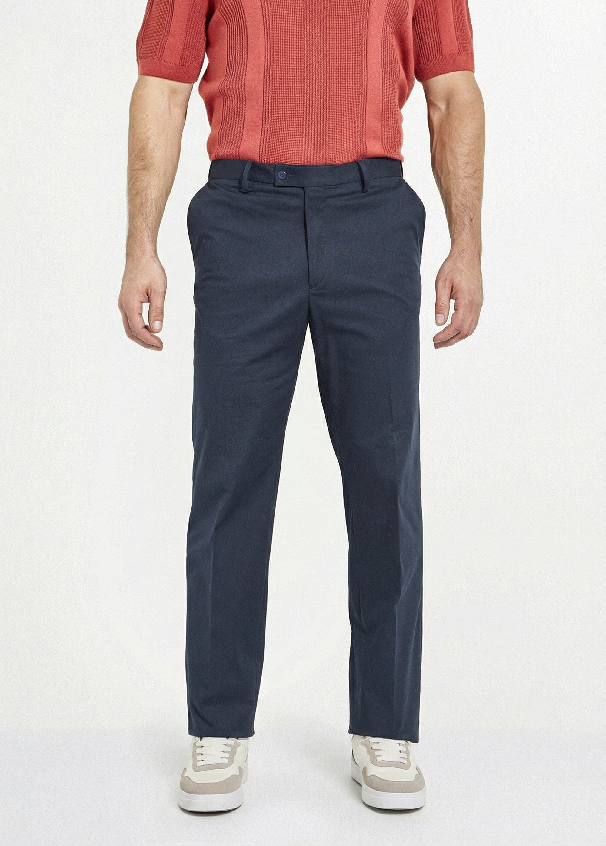 Pantalón_de_polialgodón_con_cinturón_invisible_ajustable_Marina_FA1_slim