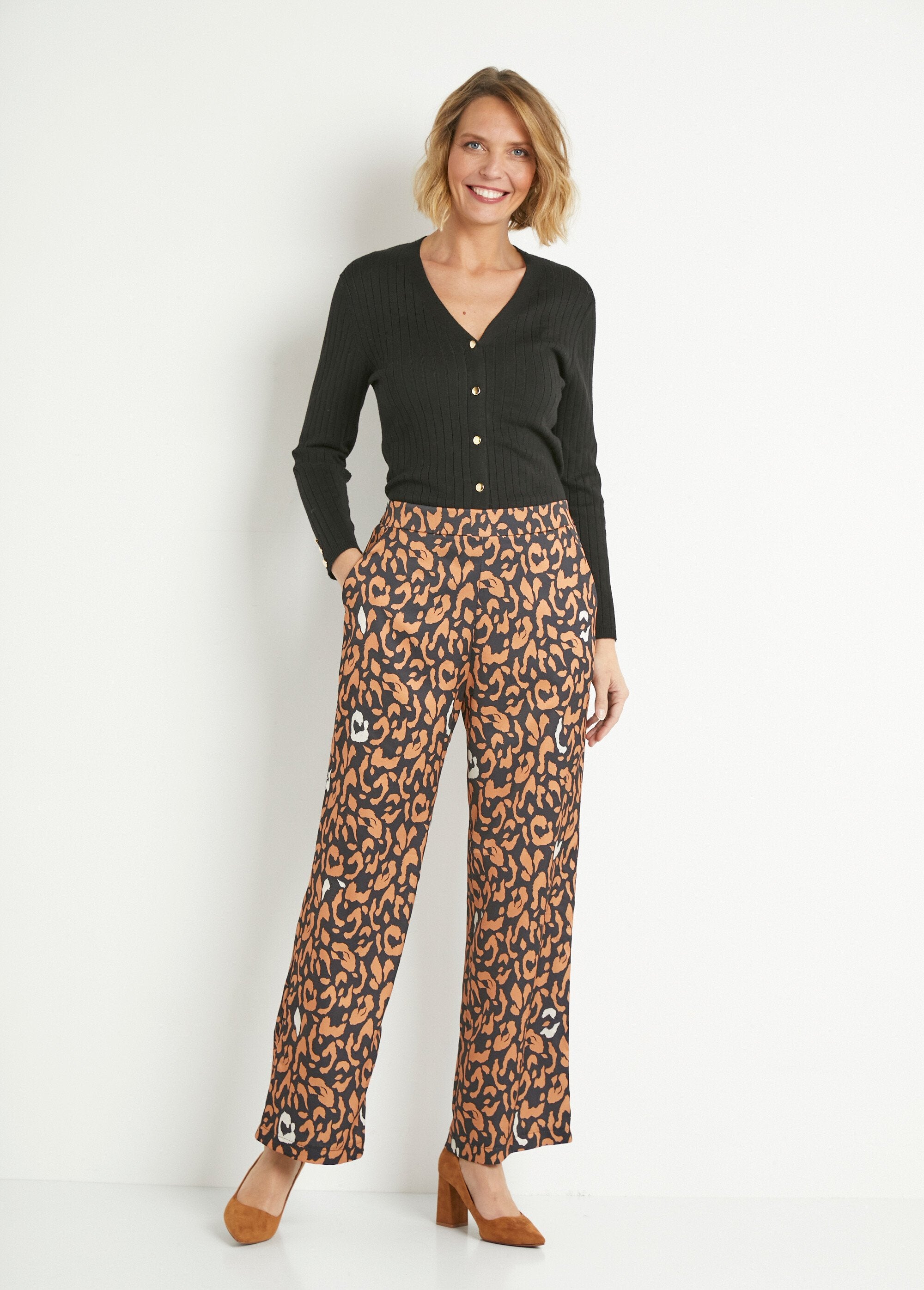 Pantalon_fluide_élastiqué_motif_léopard_Leopard_SF1_slim