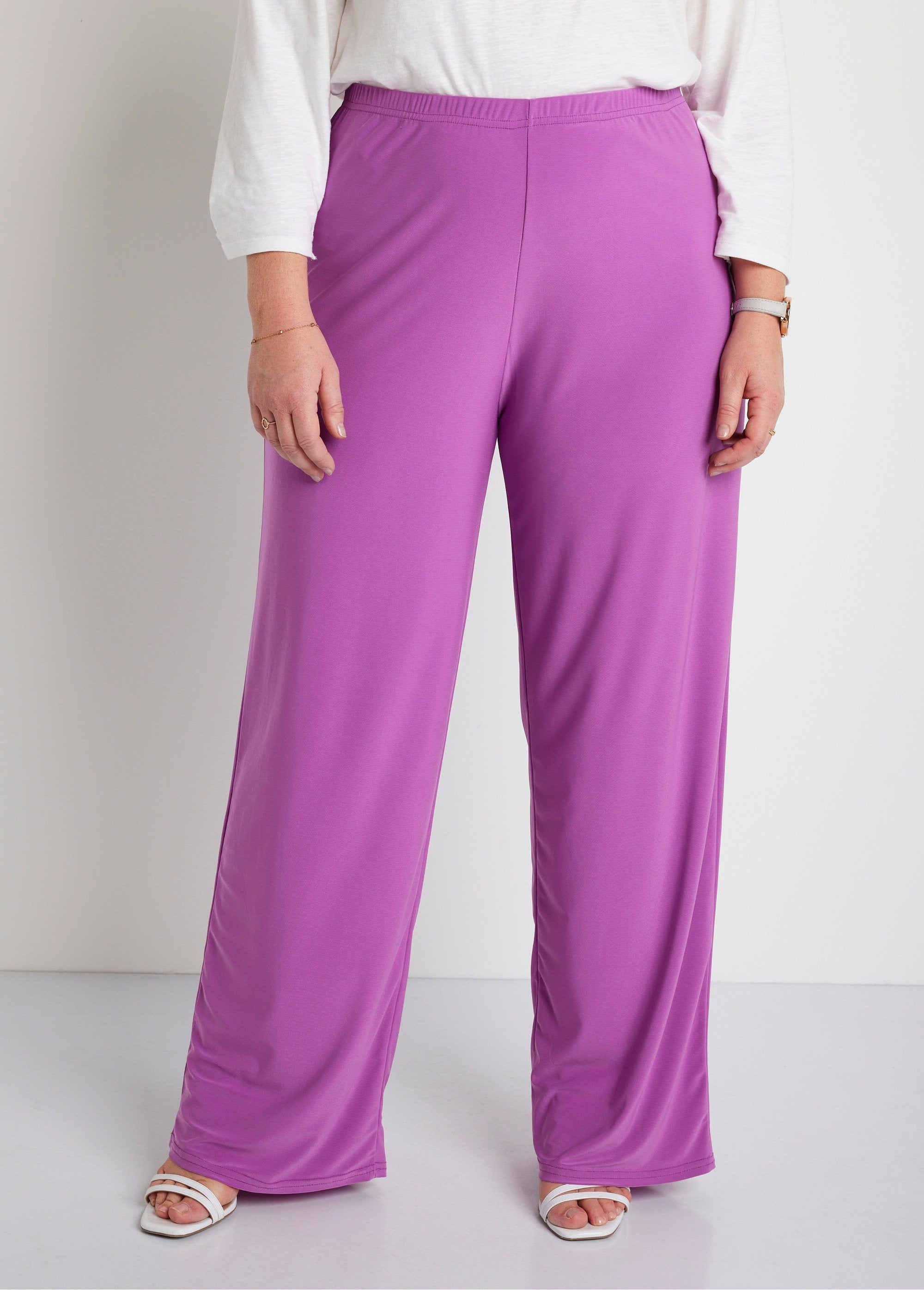 Pantalones_fluidos_de_malla_con_cintura_elástica_Morado_liso_FA1_curvy