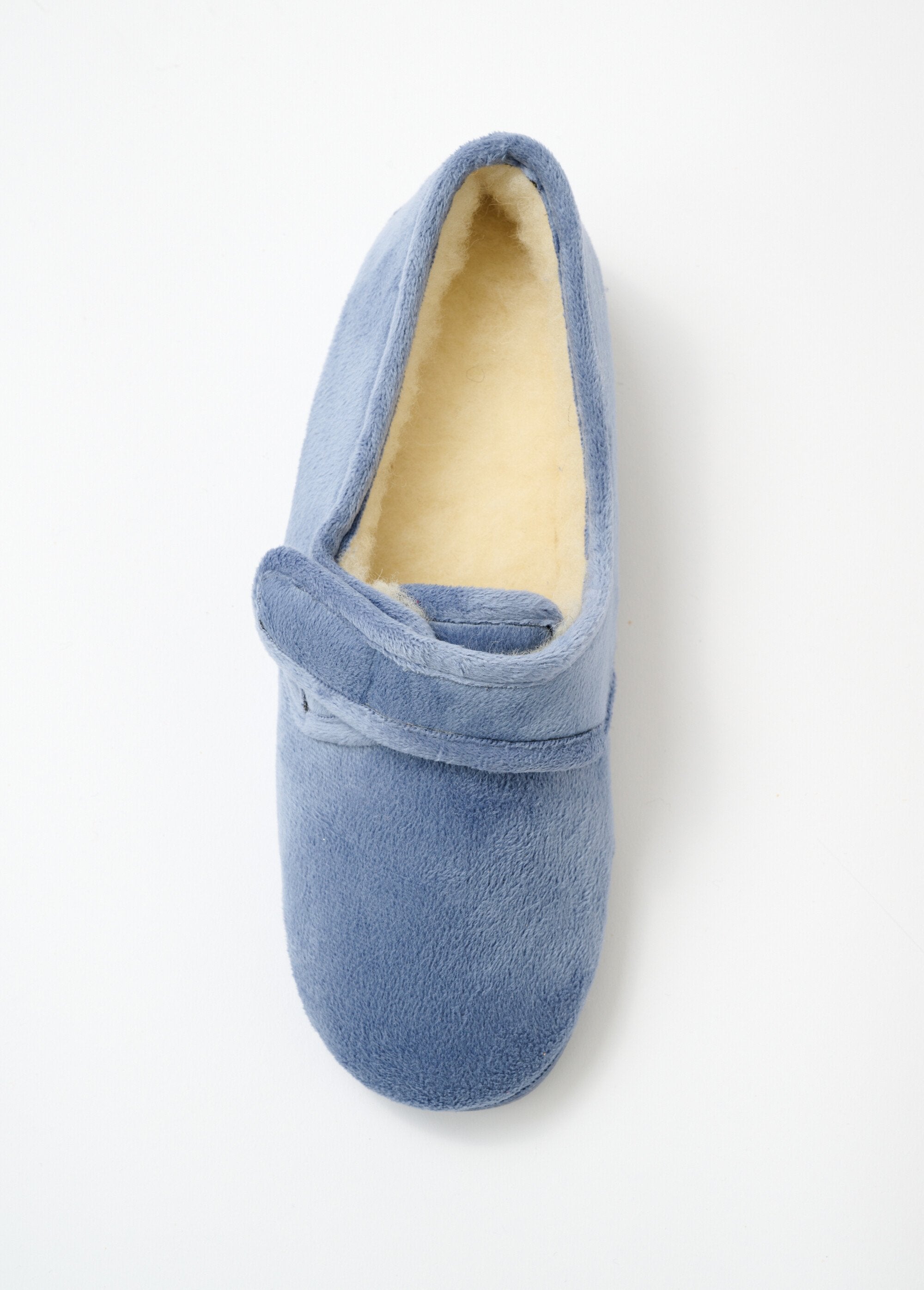 Pantuflas_confort_ancho_con_relleno_de_pura_lana_Azul_OV1_slim