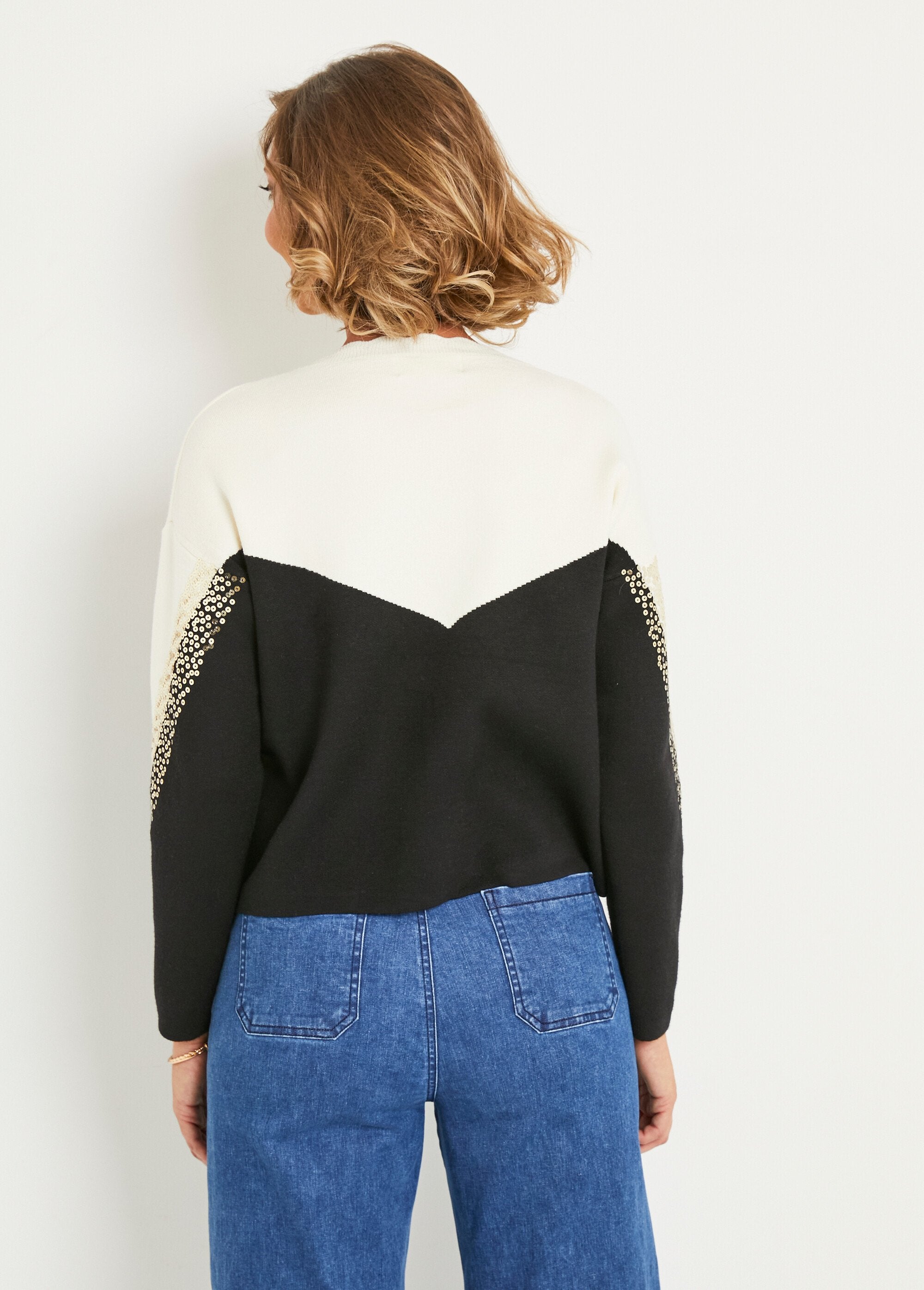 Jersey_bicolor_de_lentejuelas_y_manga_larga_Beige_y_negro_DO1_slim