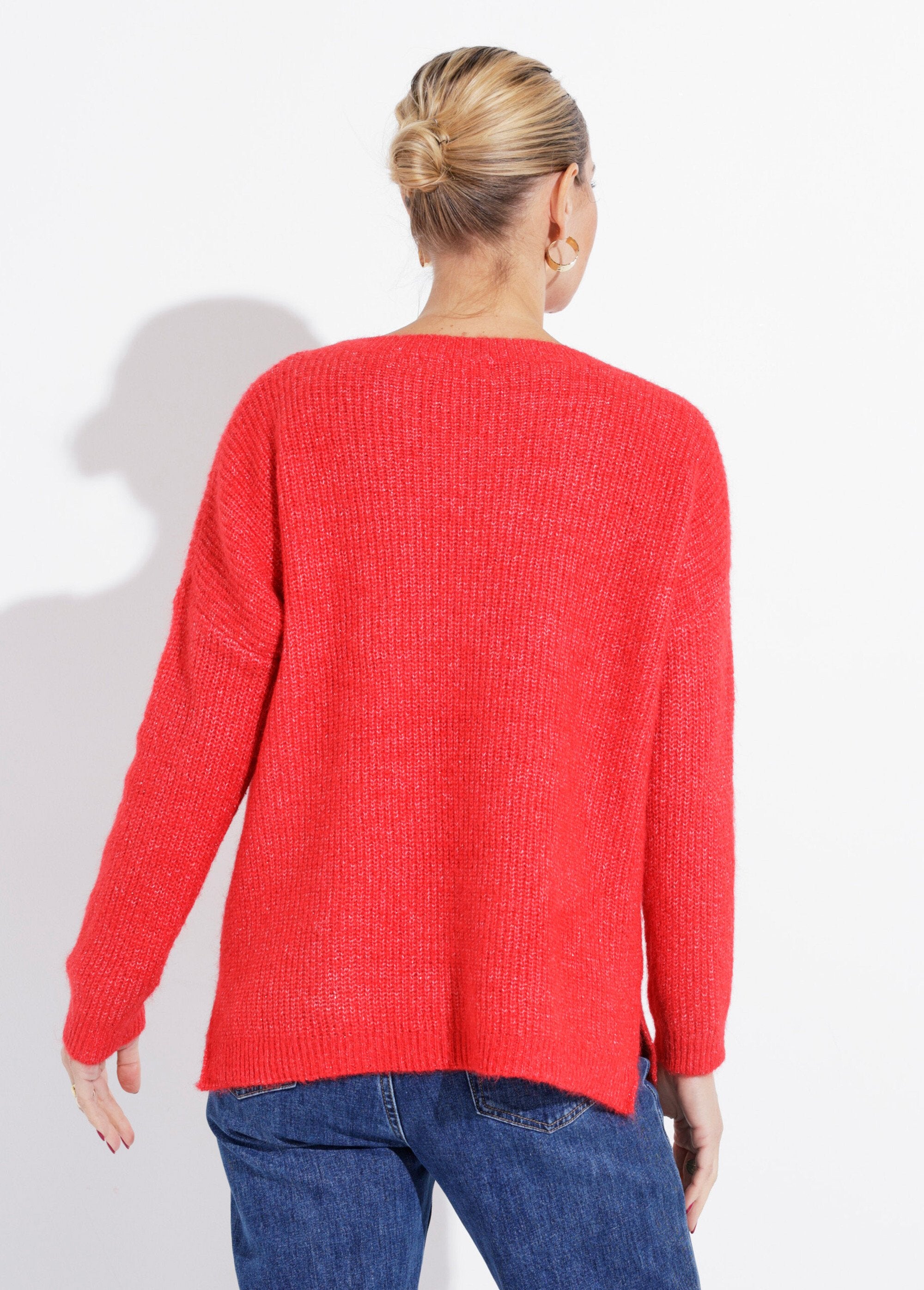 Suéter_de_punto_esponjoso_con_cuello_barco_Rojo_DO1_slim