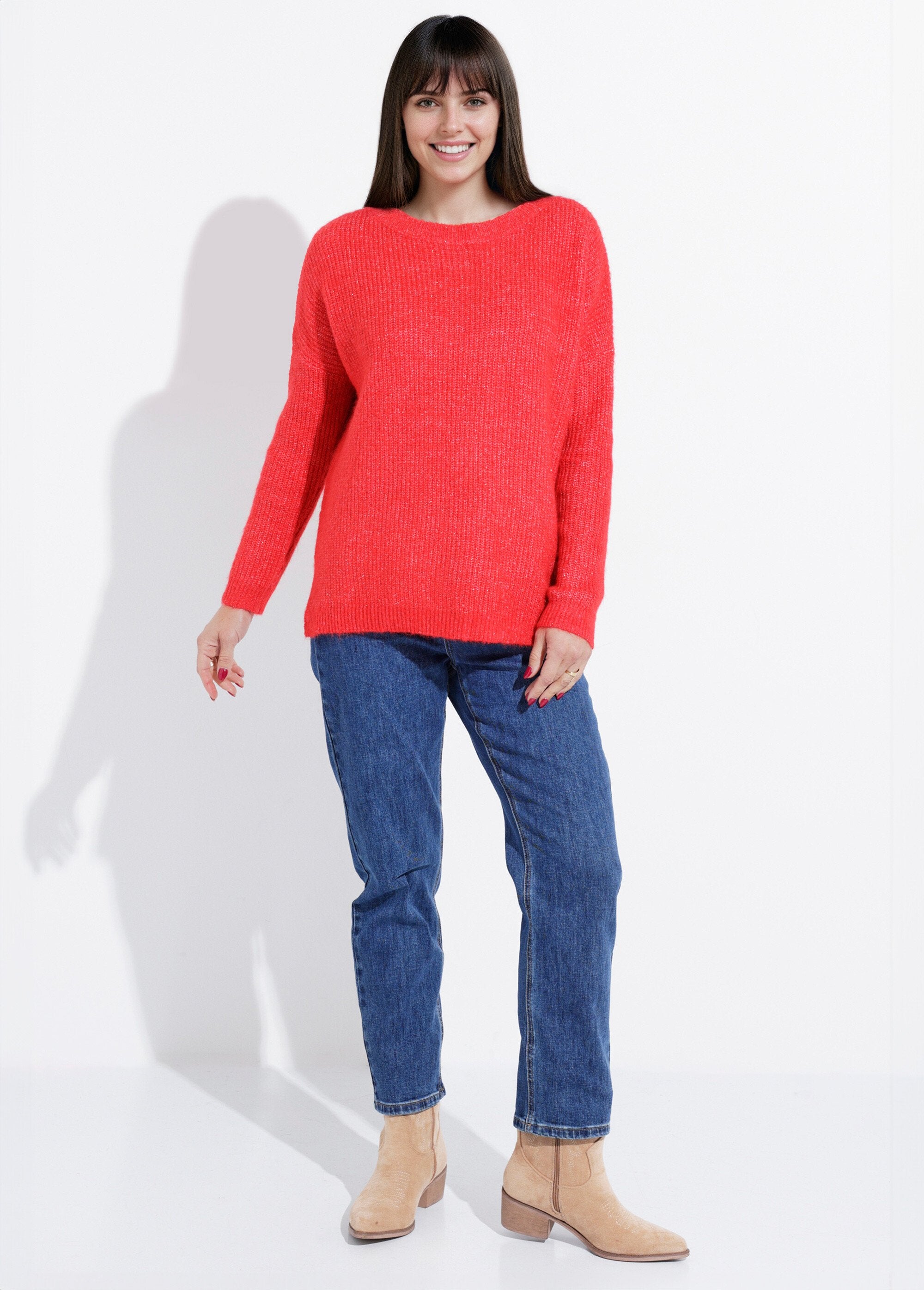 Suéter_de_punto_esponjoso_con_cuello_barco_Rojo_SF1_slim