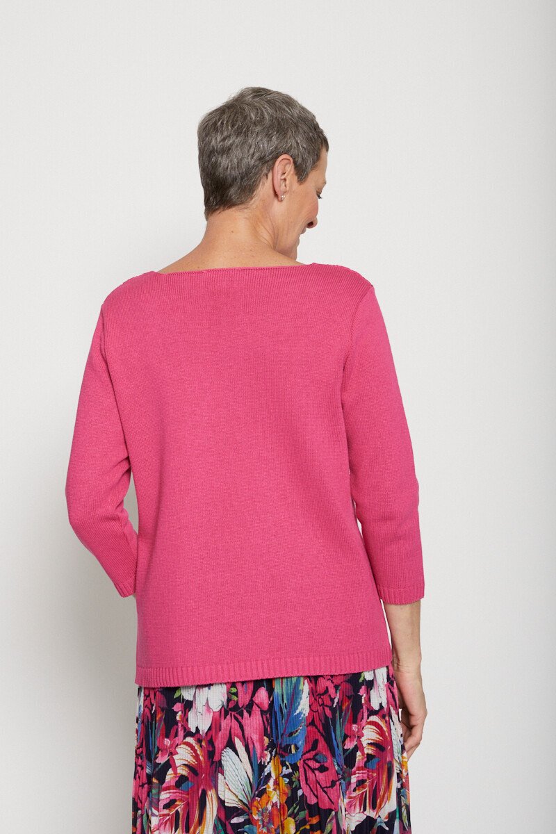 Jersey_calado_manga_3/4_Fucsia_DO1_slim