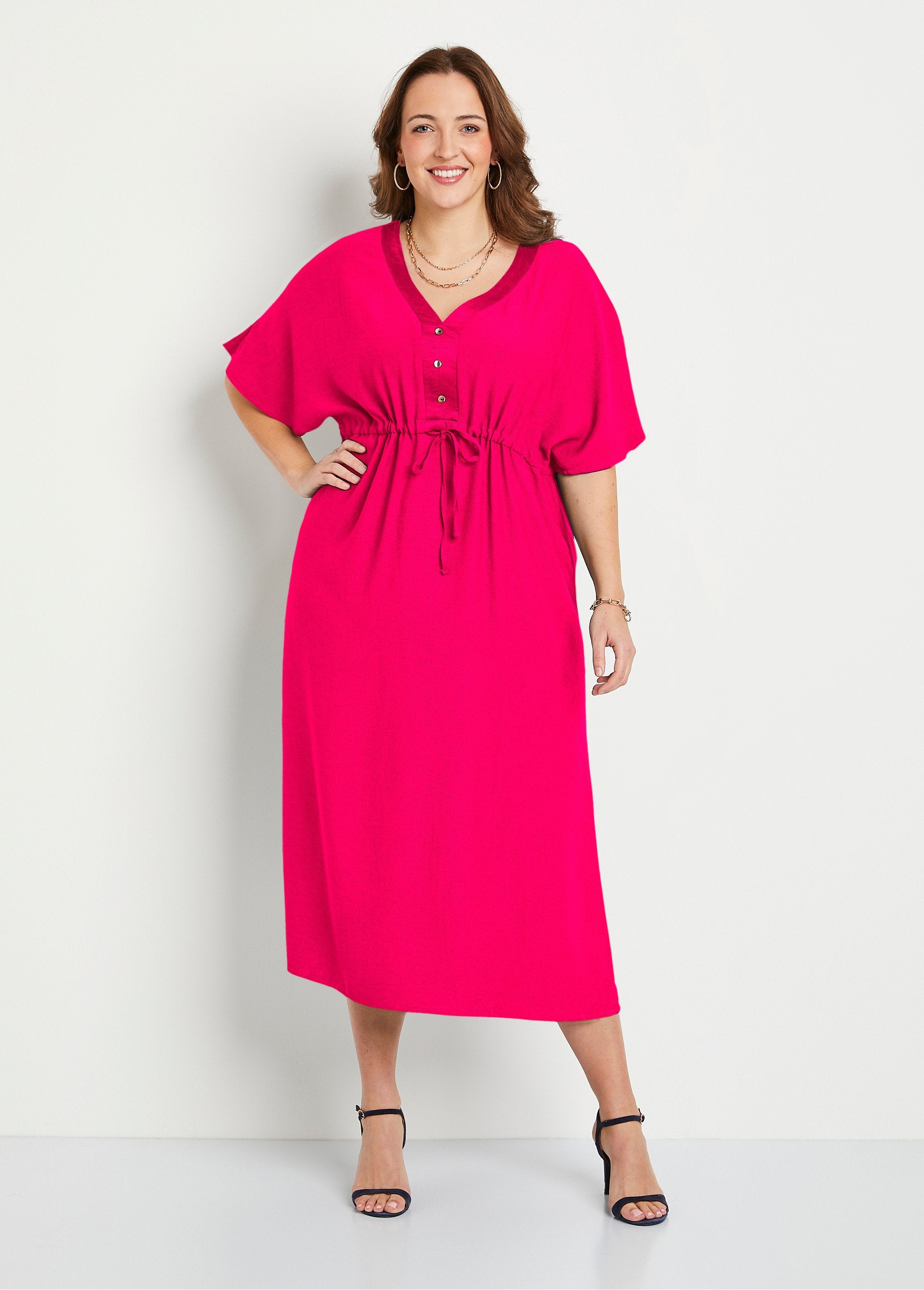 Vestido_largo_liso_suelto_Fucsia_FA1_curvy