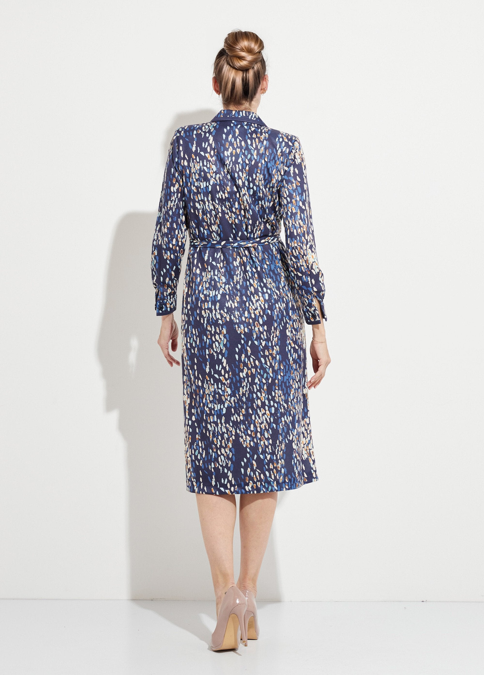 Robe_mi_longue_col_tailleur_double_boutonnage_Marine_et_beige_DO1_slim