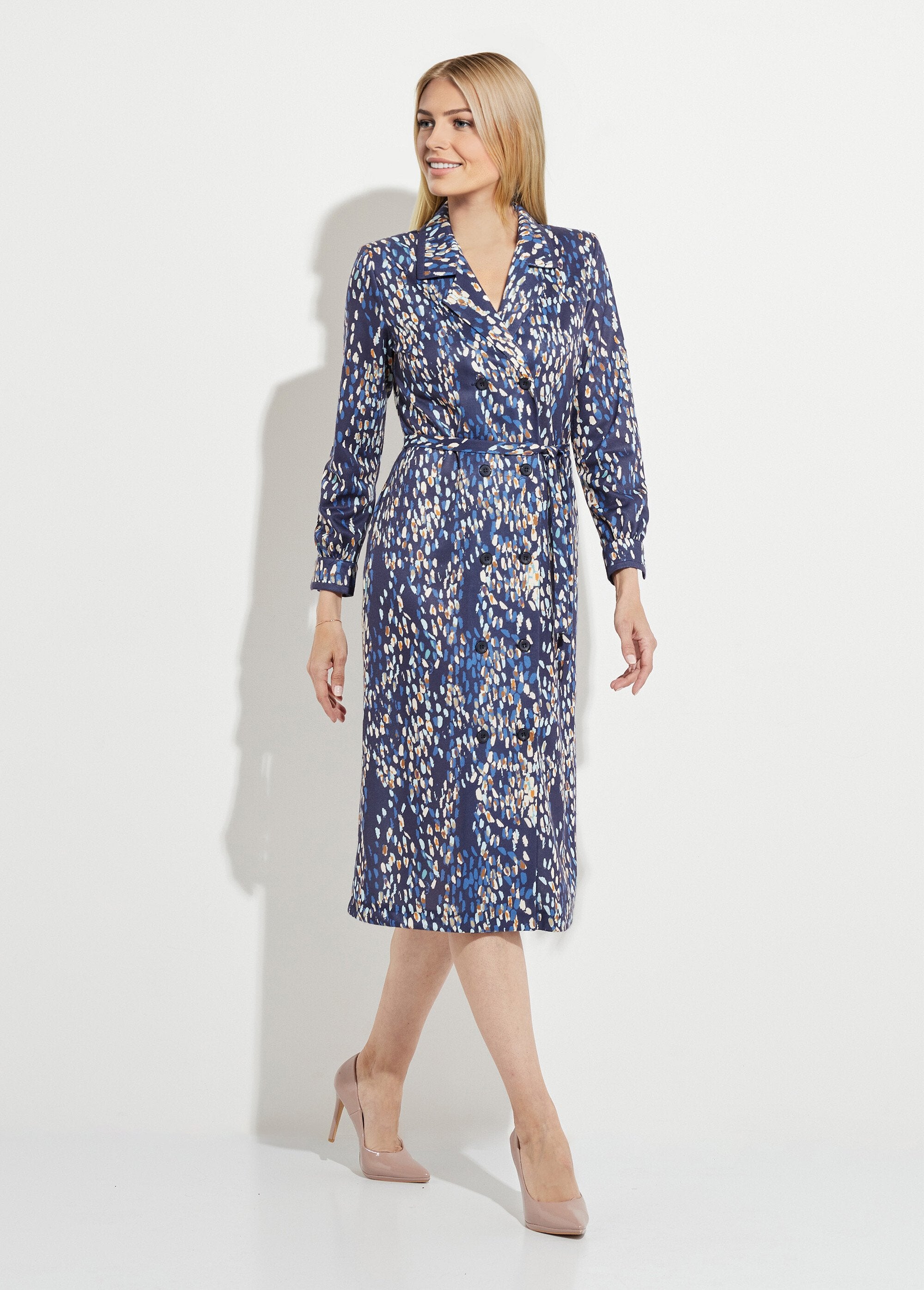 Robe_mi_longue_col_tailleur_double_boutonnage_Marine_et_beige_FA1_slim