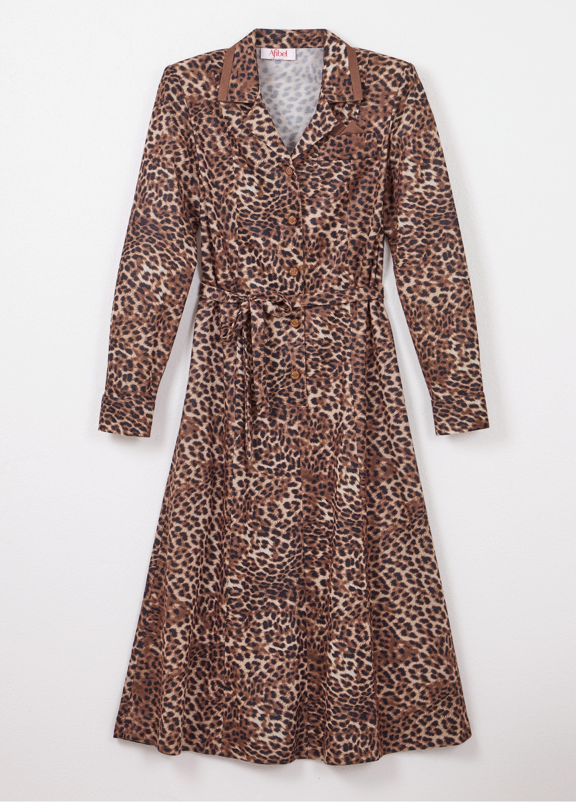 Robe_mi_longue_col_tailleur_imprimé_léopard_Marron_AP1_slim