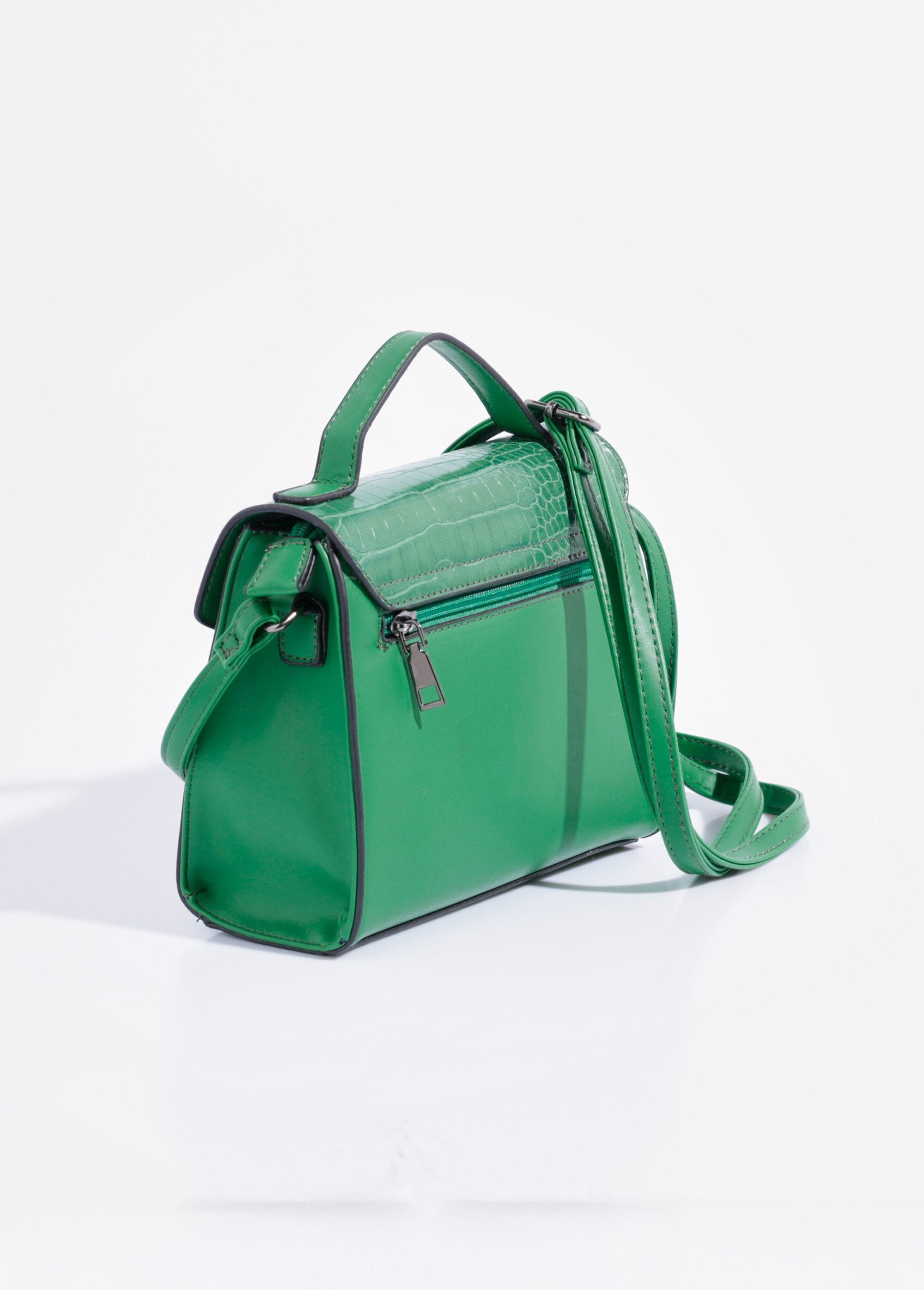 Bolso_de_mano_con_aspecto_de_reptil,_asa_corta_Verde_DO1_slim