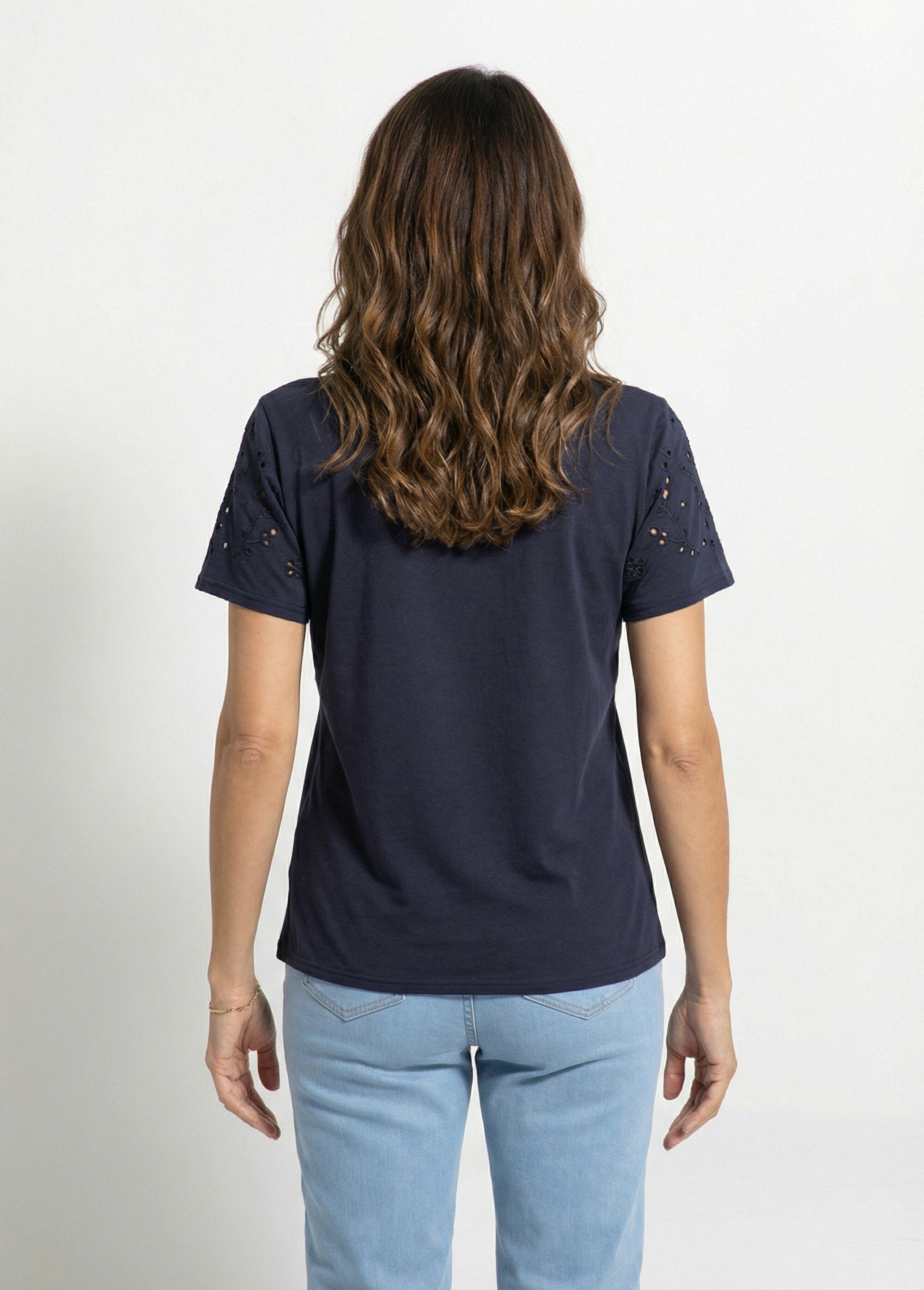 T-shirt_manches_courtes_brodées_coton_stretch_Marine_DO1_slim