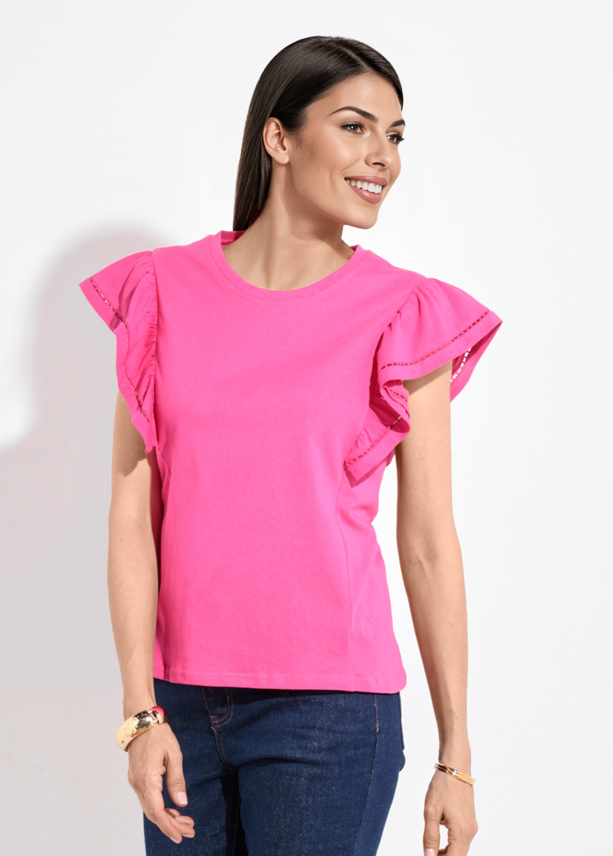 Camiseta_de_manga_corta_con_volantes_calados_Fucsia_FA1_slim