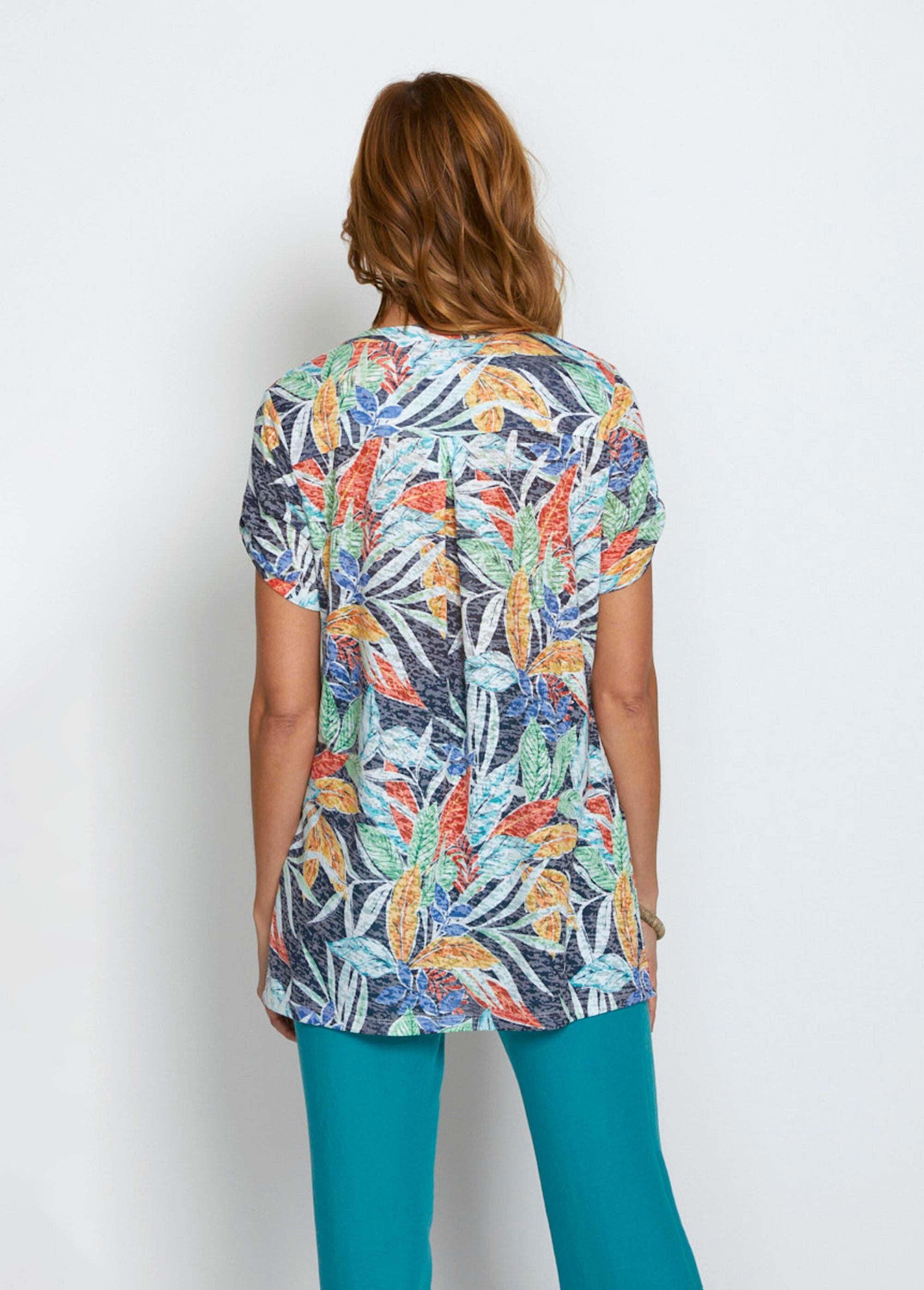 Camiseta_holgada_larga_de_punto_devoré_Azul_marino_y_terracota_DO1_slim