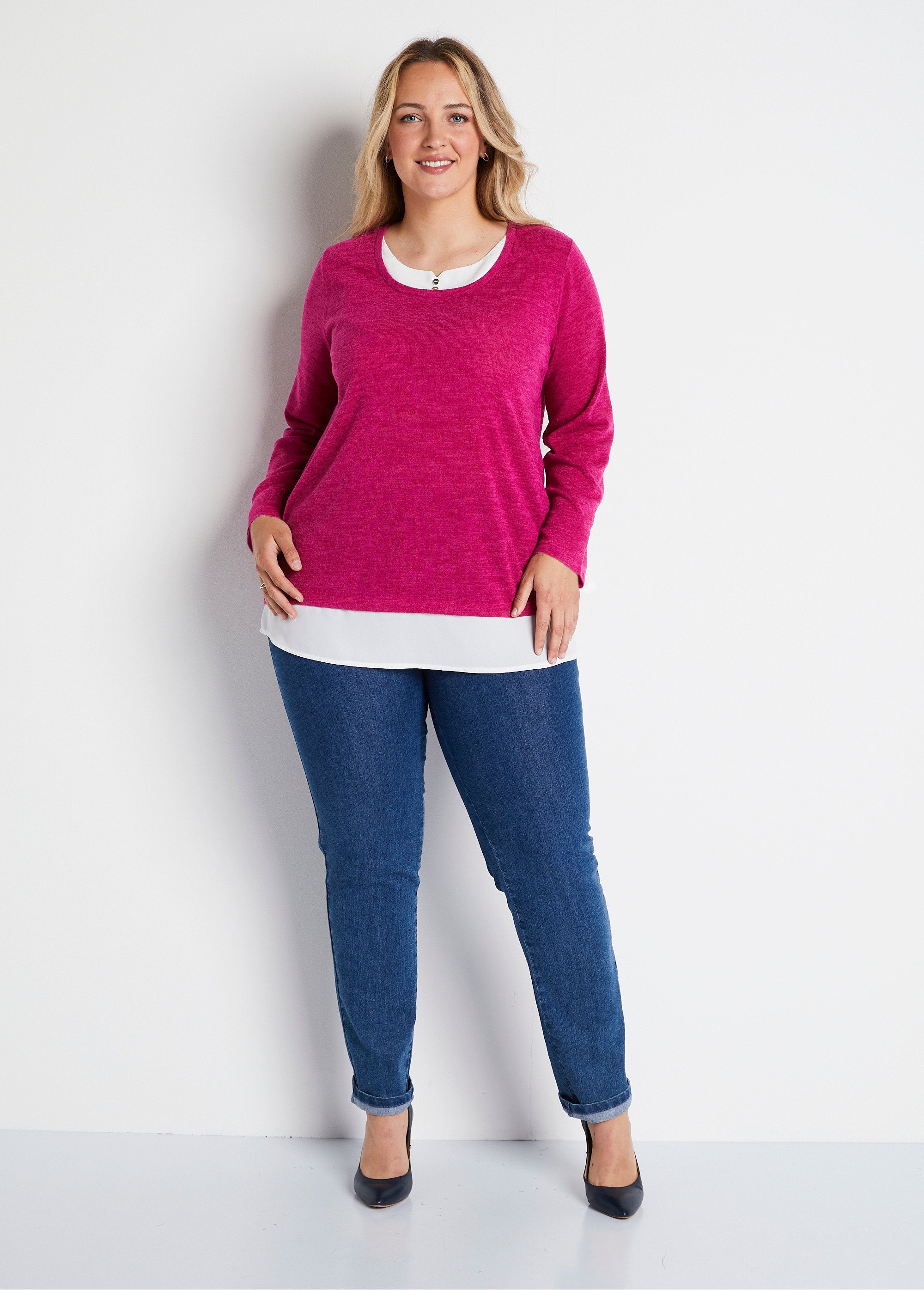 Camiseta_midi_efecto_2_en_1_Cassis_SF1_curvy