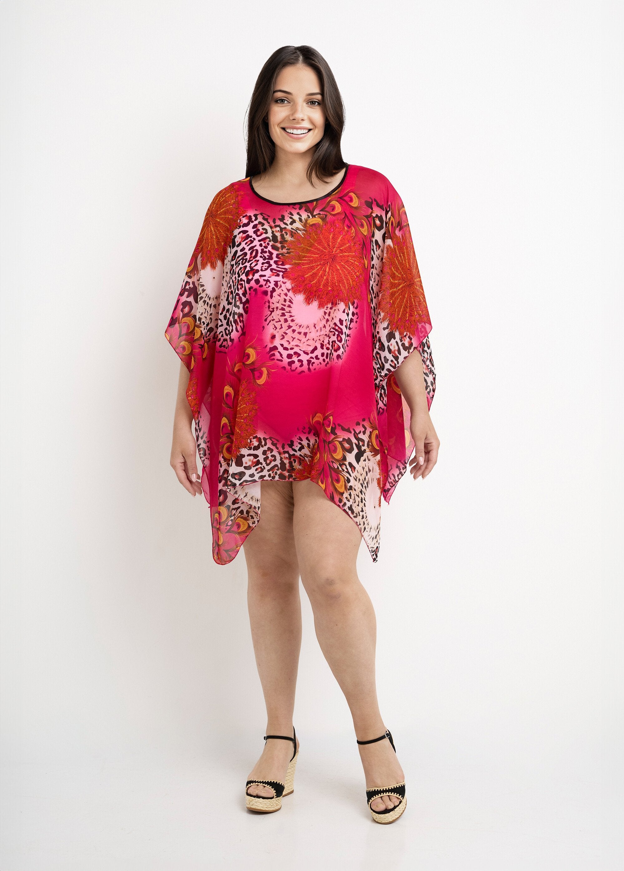 Túnica_de_playa_en_voile,_estampado_animal_Fucsia_FA1_slim