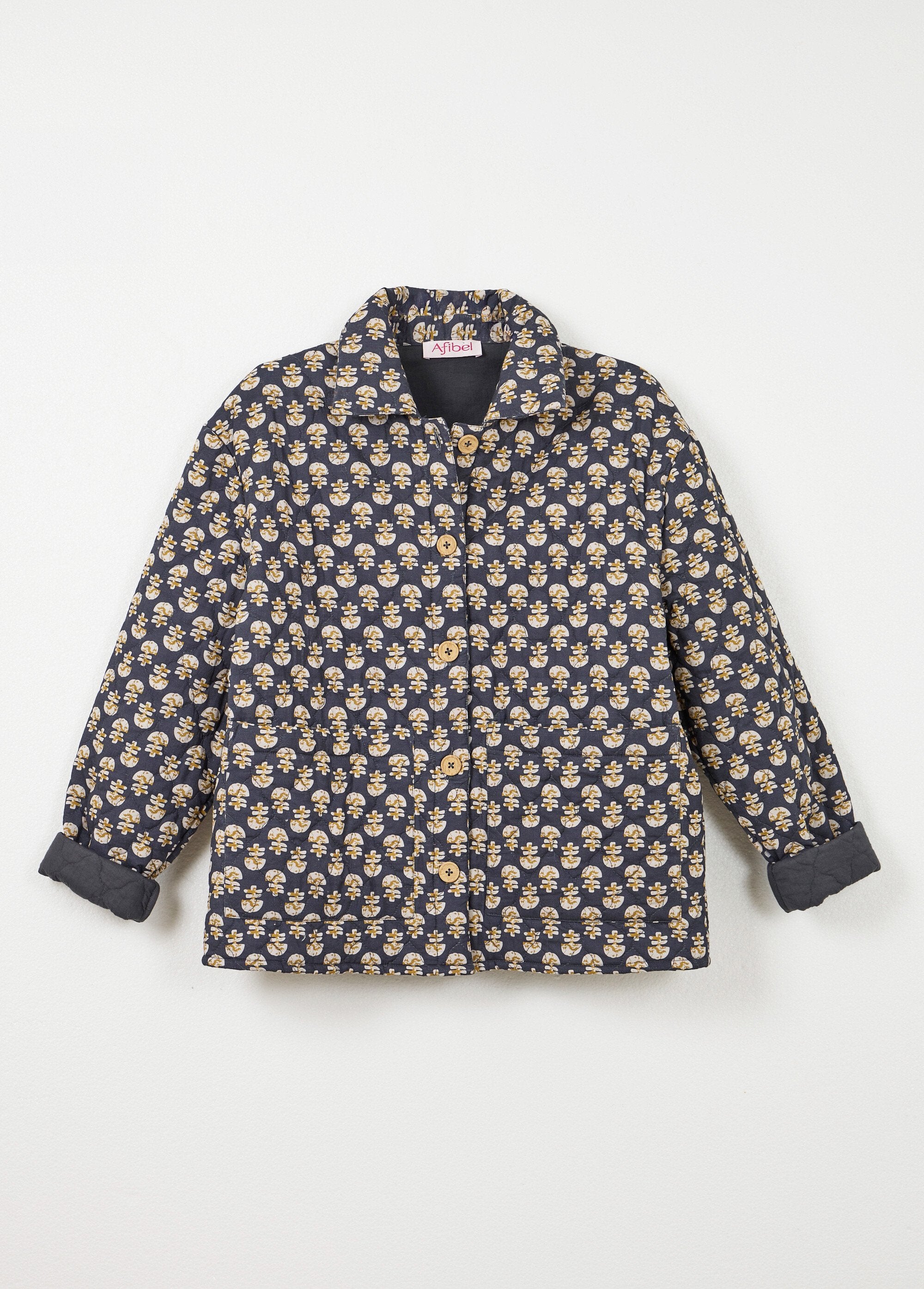 Veste_boutonnée_matelassée_imprimée_Gris_AP1_slim