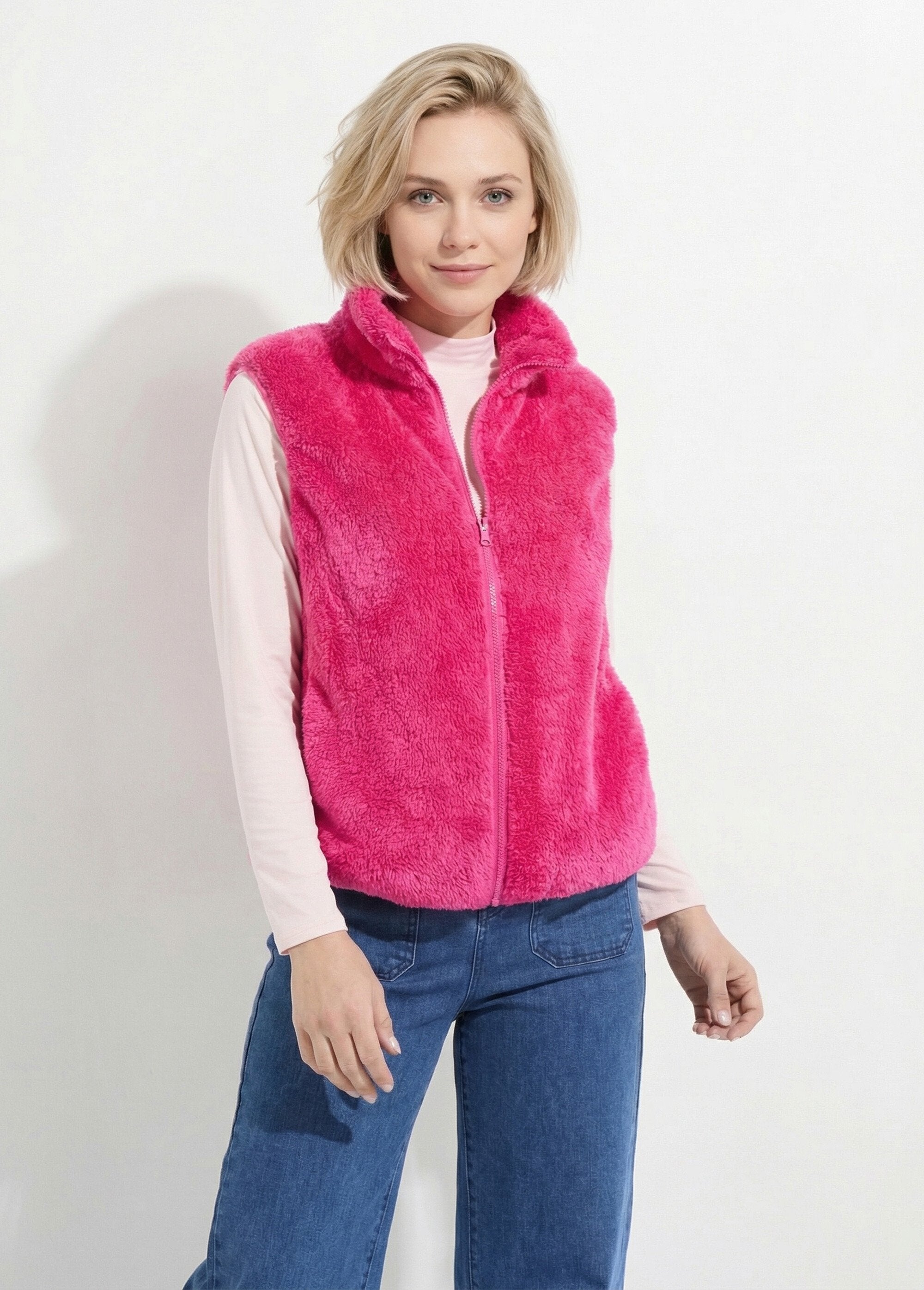 Chaqueta_de_piel_sintética_sin_mangas_con_cuello_alto_Fucsia_FA1_slim