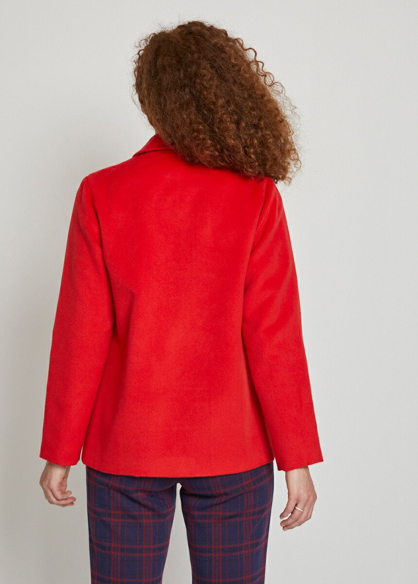 Chaqueta/abrigo_en_tejido_liso_o_pata_de_gallo_Rojo_DO1_slim